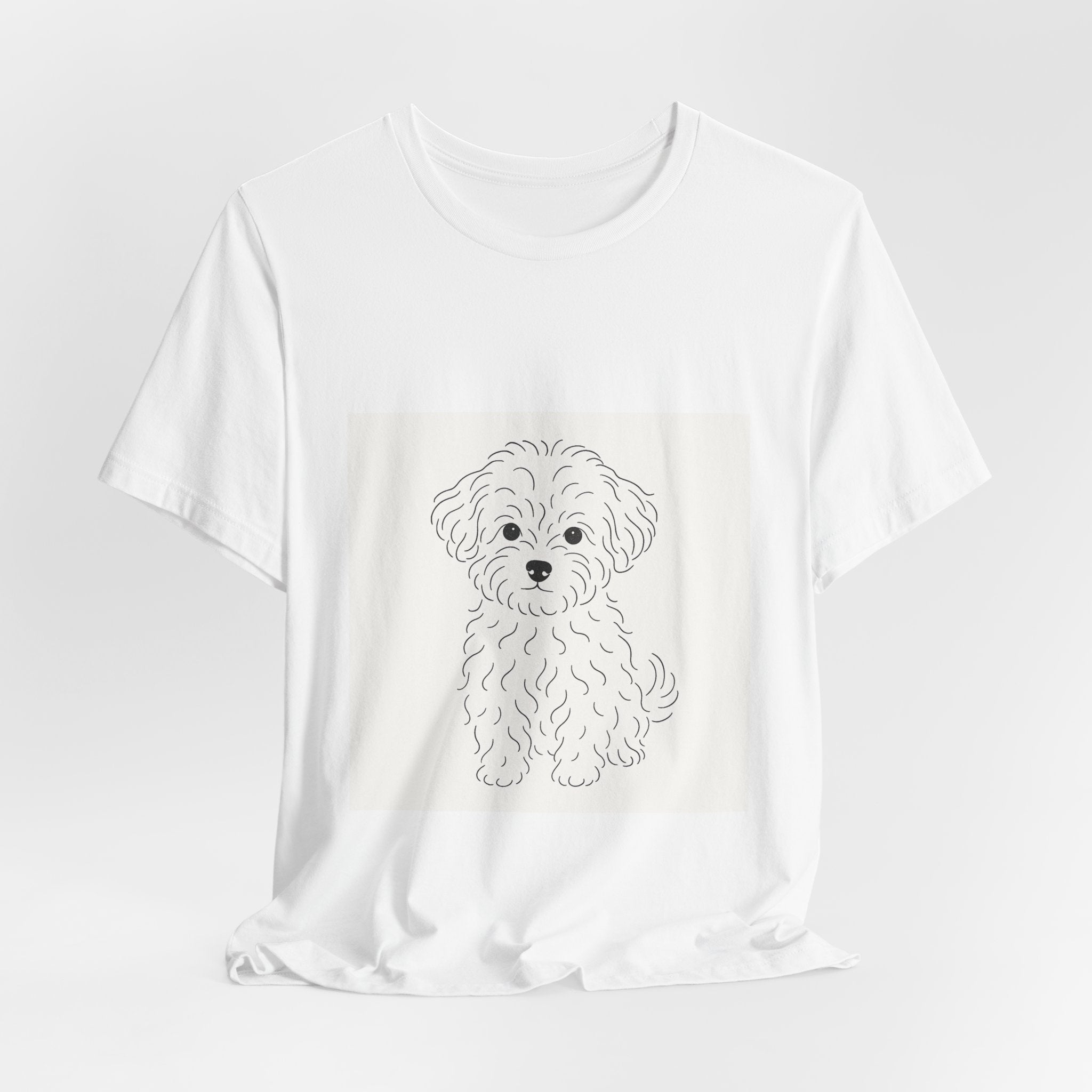 Maltipoo Fine Line Tee | Les Ruffs