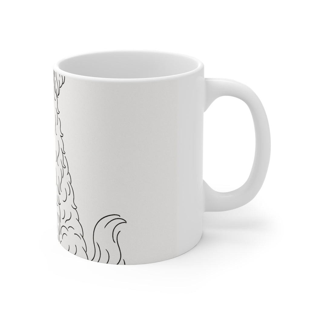 Bernedoodle Fine Line Mug | Les Ruffs