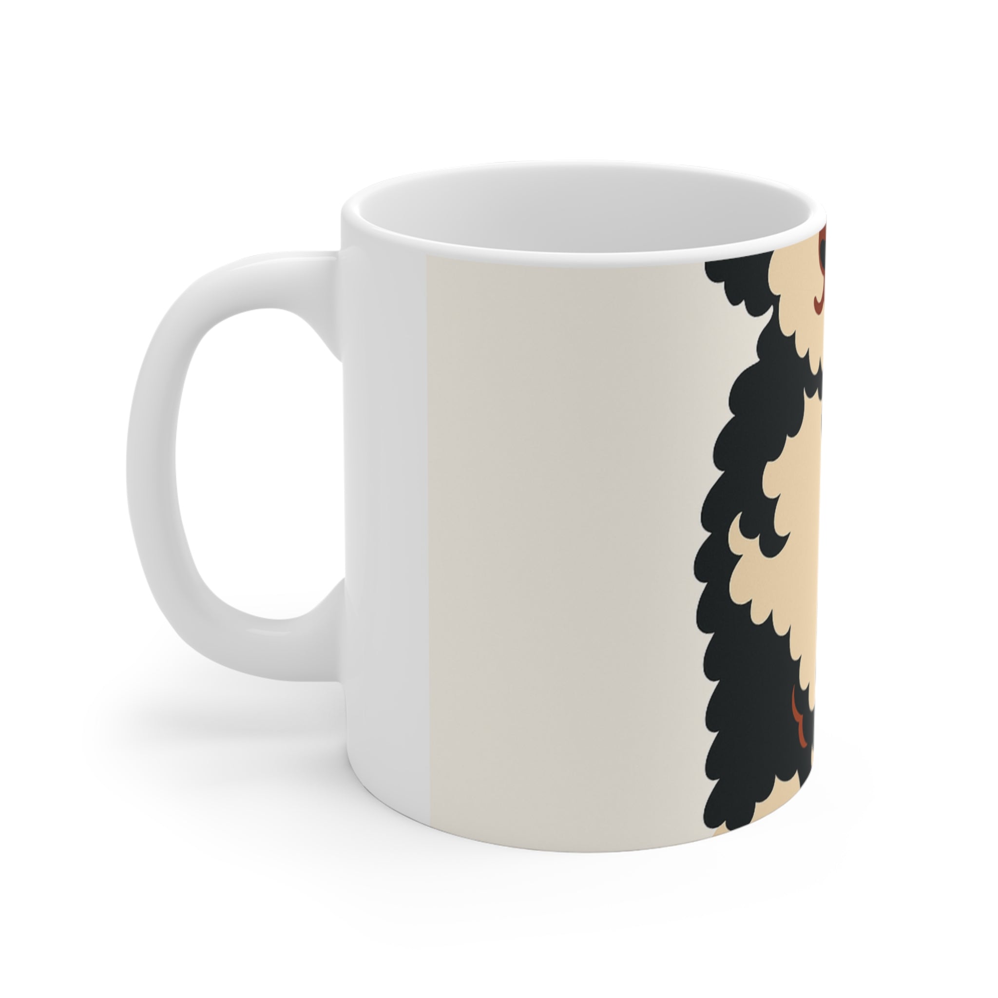 Sheepadoodle Bold Graphic Mug | Les Ruffs