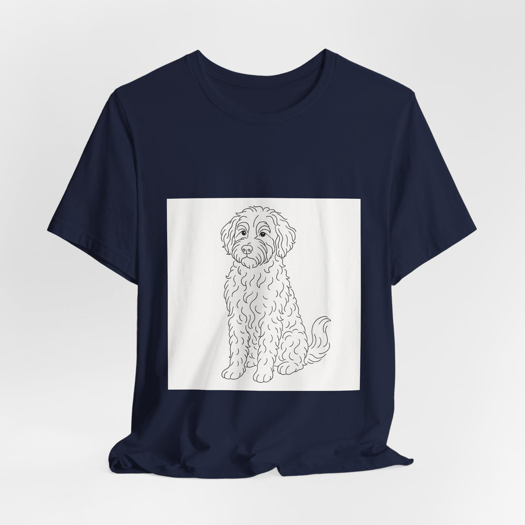 Bernedoodle Fine Line Tee | Les Ruffs
