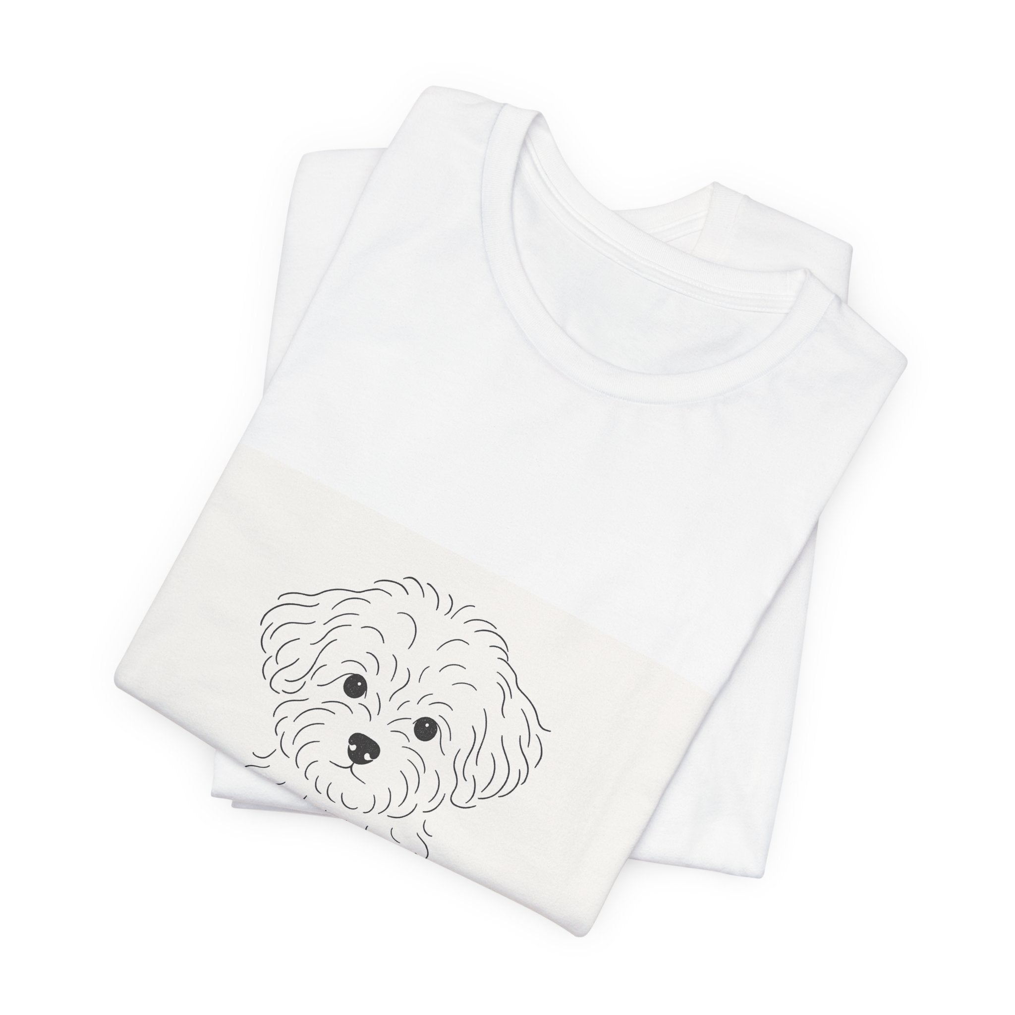 Maltipoo Fine Line Tee | Les Ruffs