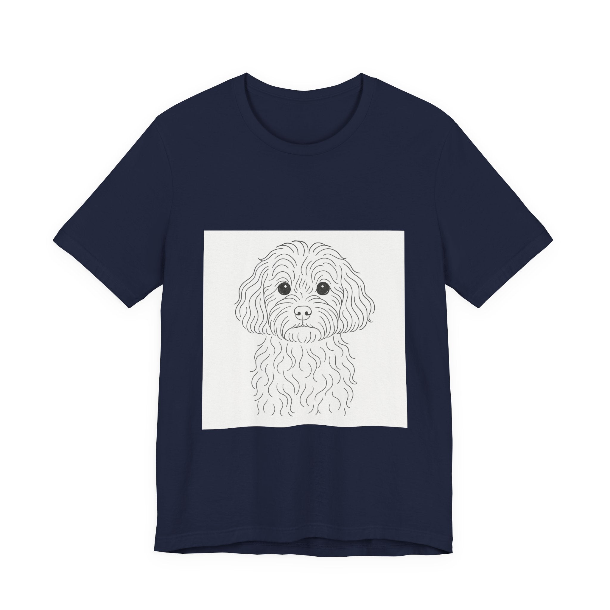 Cavapoo Fine Line Tee | Les Ruffs