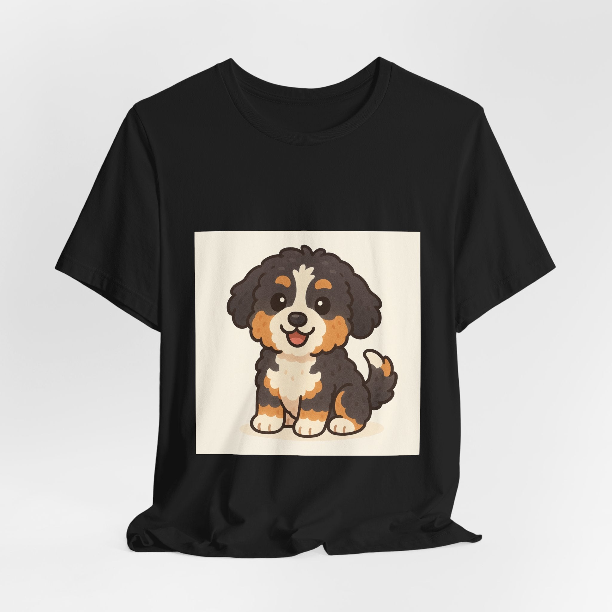 Bernedoodle Cartoon Tee | Les Ruffs