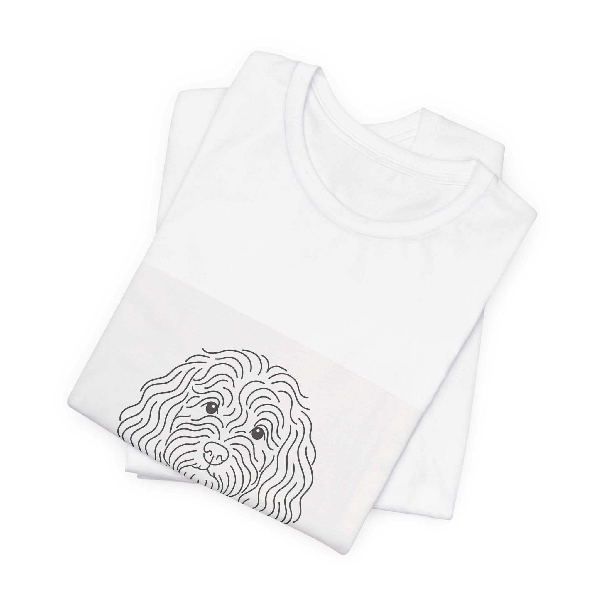 Cockapoo Fine Line Tee | Les Ruffs