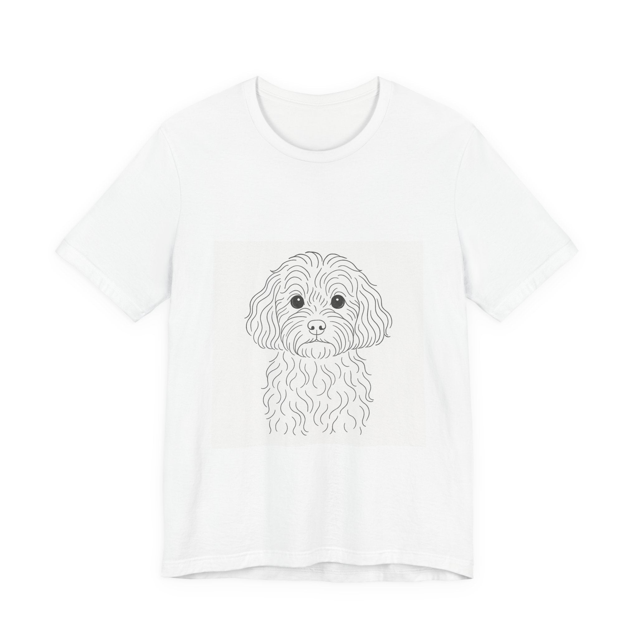 Cavapoo Fine Line Tee | Les Ruffs