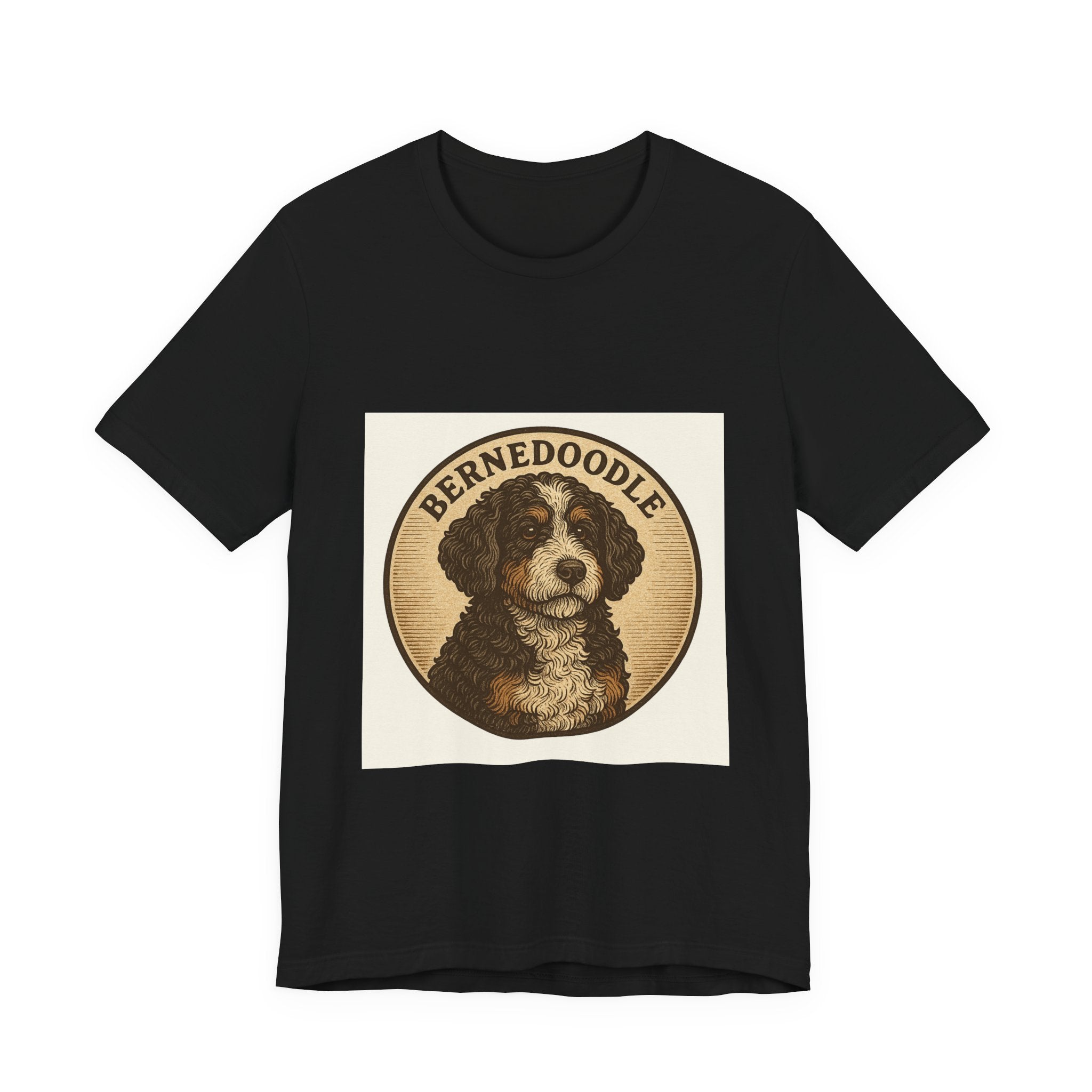 Bernedoodle Vintage Badge Tee | Les Ruffs