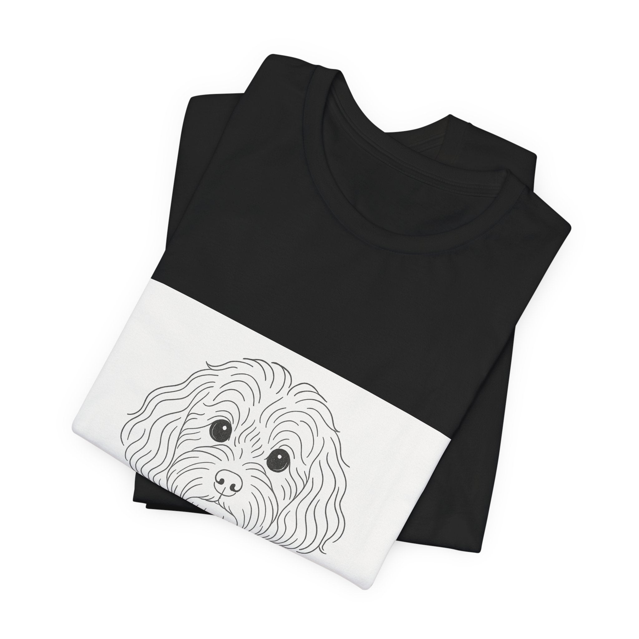 Cavapoo Fine Line Tee | Les Ruffs