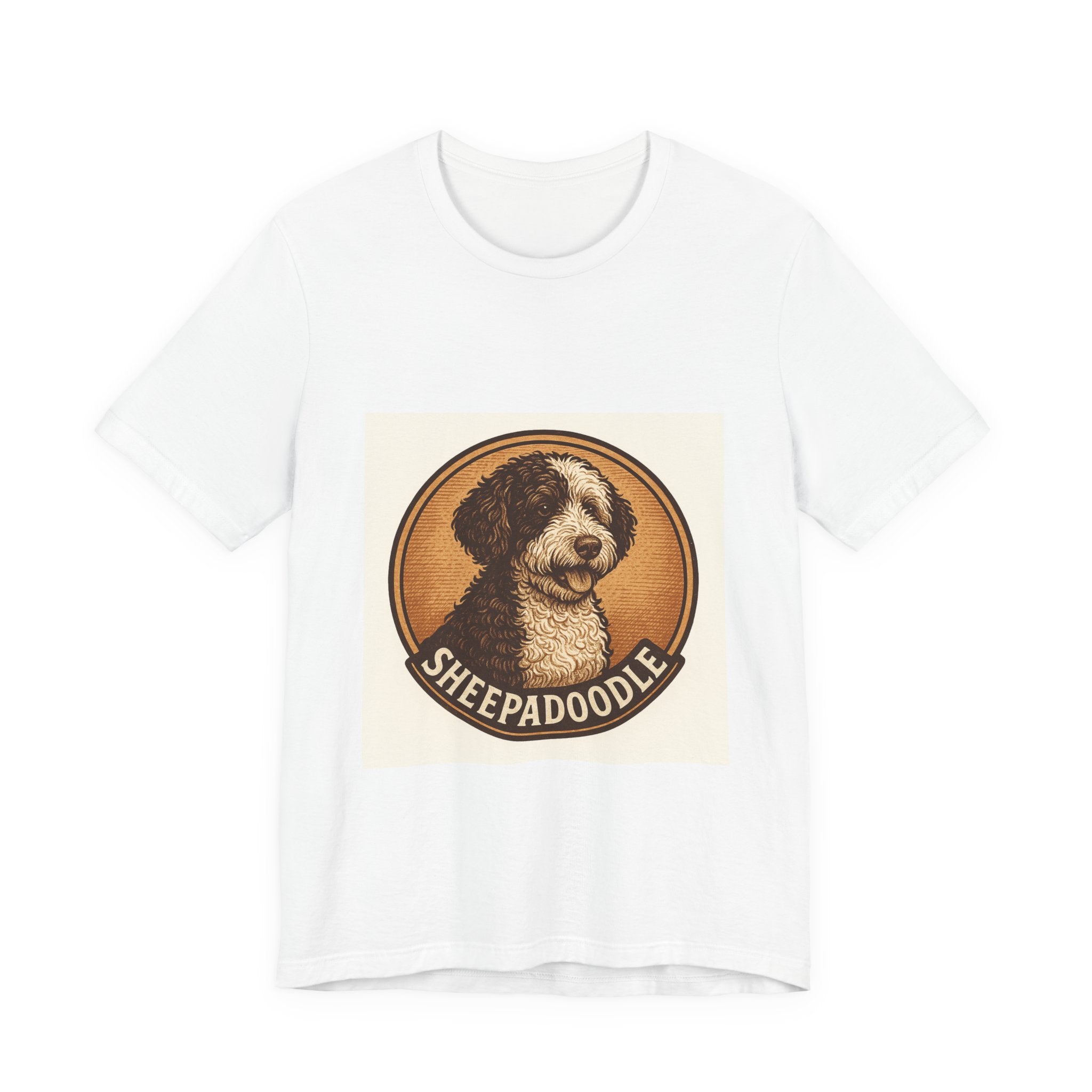 Sheepadoodle Vintage Badge Tee | Les Ruffs