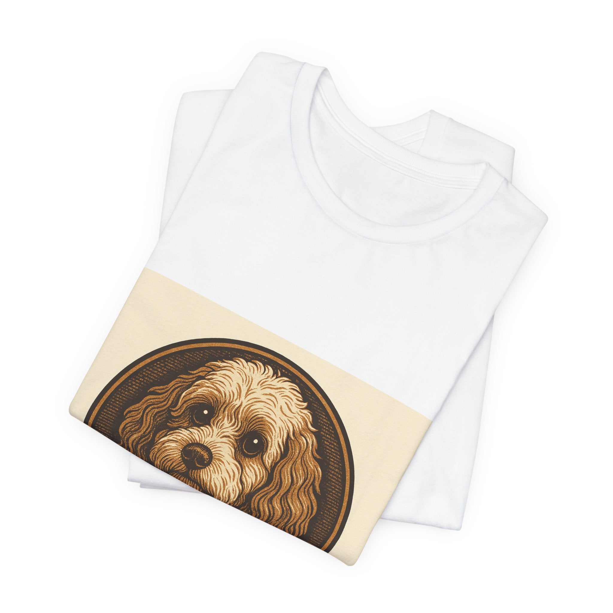 Cavapoo Vintage Badge Tee | Les Ruffs
