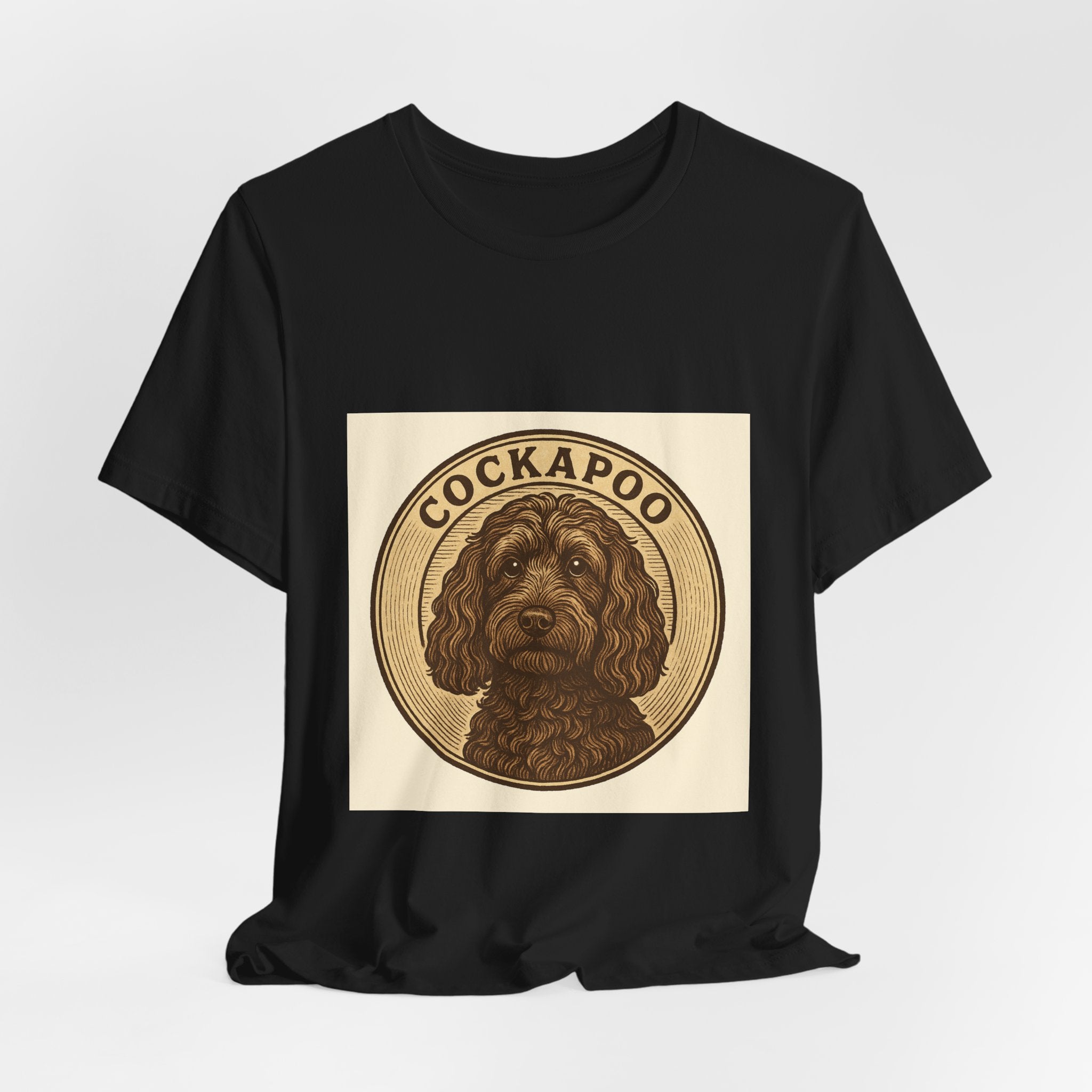 Cockapoo Vintage Badge Tee | Les Ruffs
