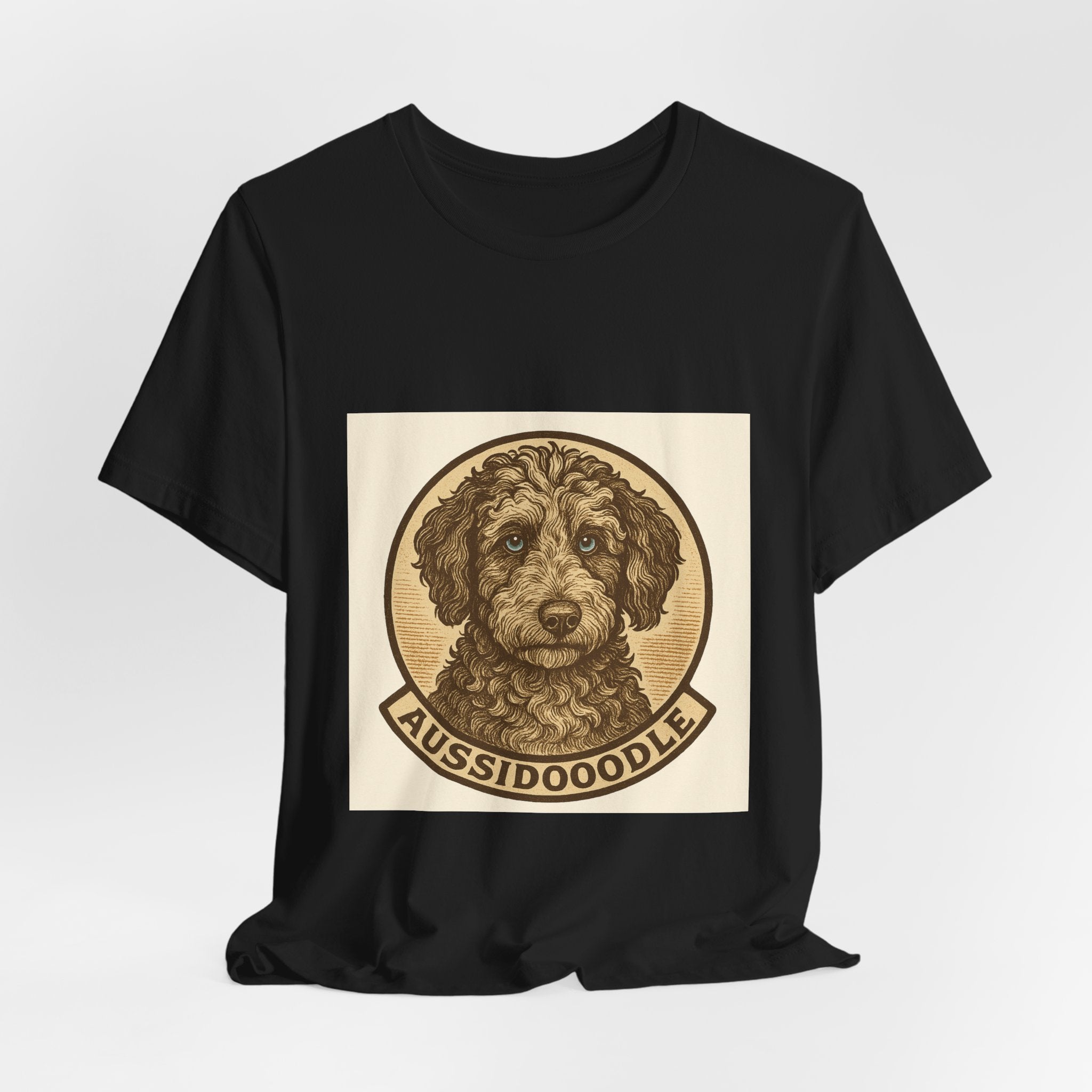 Aussiedoodle Vintage Badge Tee | Les Ruffs