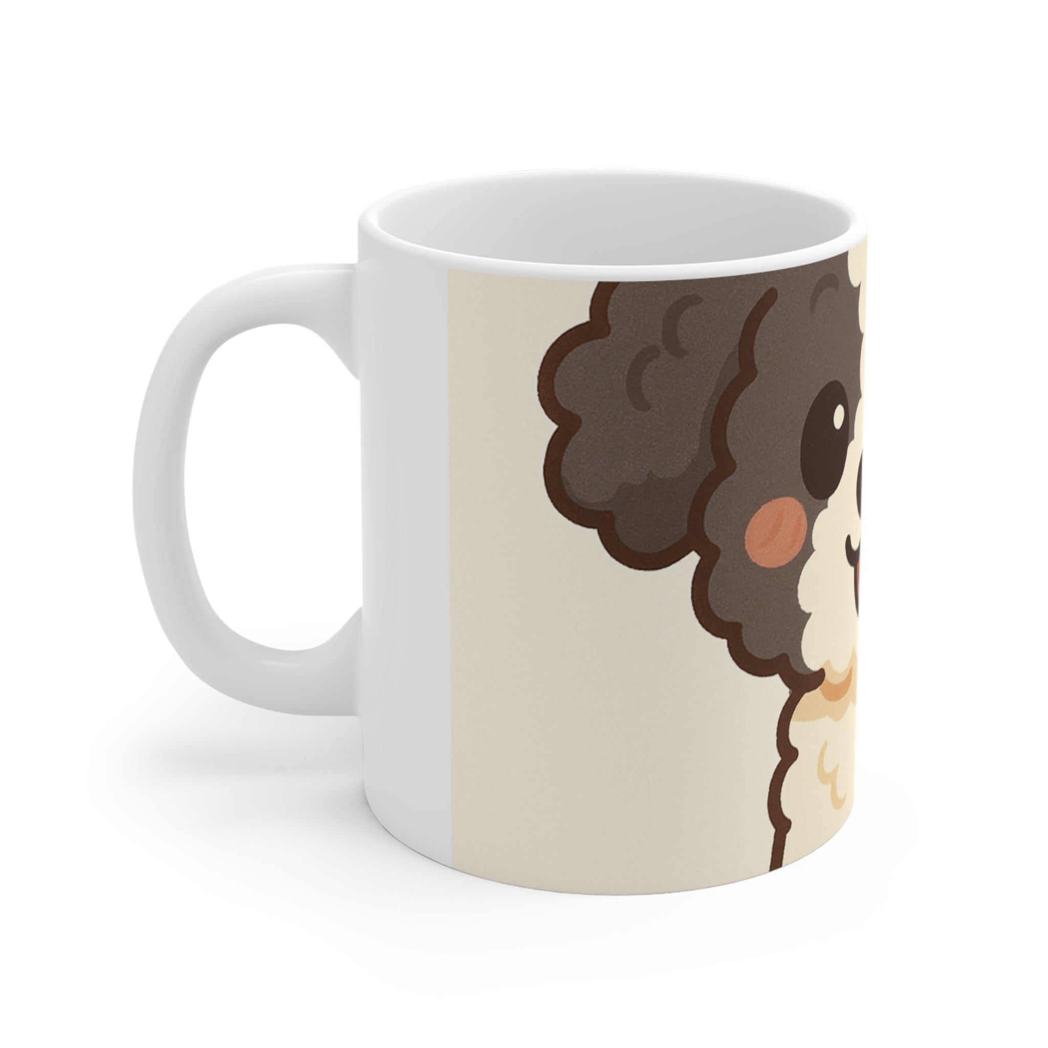 Sheepadoodle Cartoon Mug | Les Ruffs
