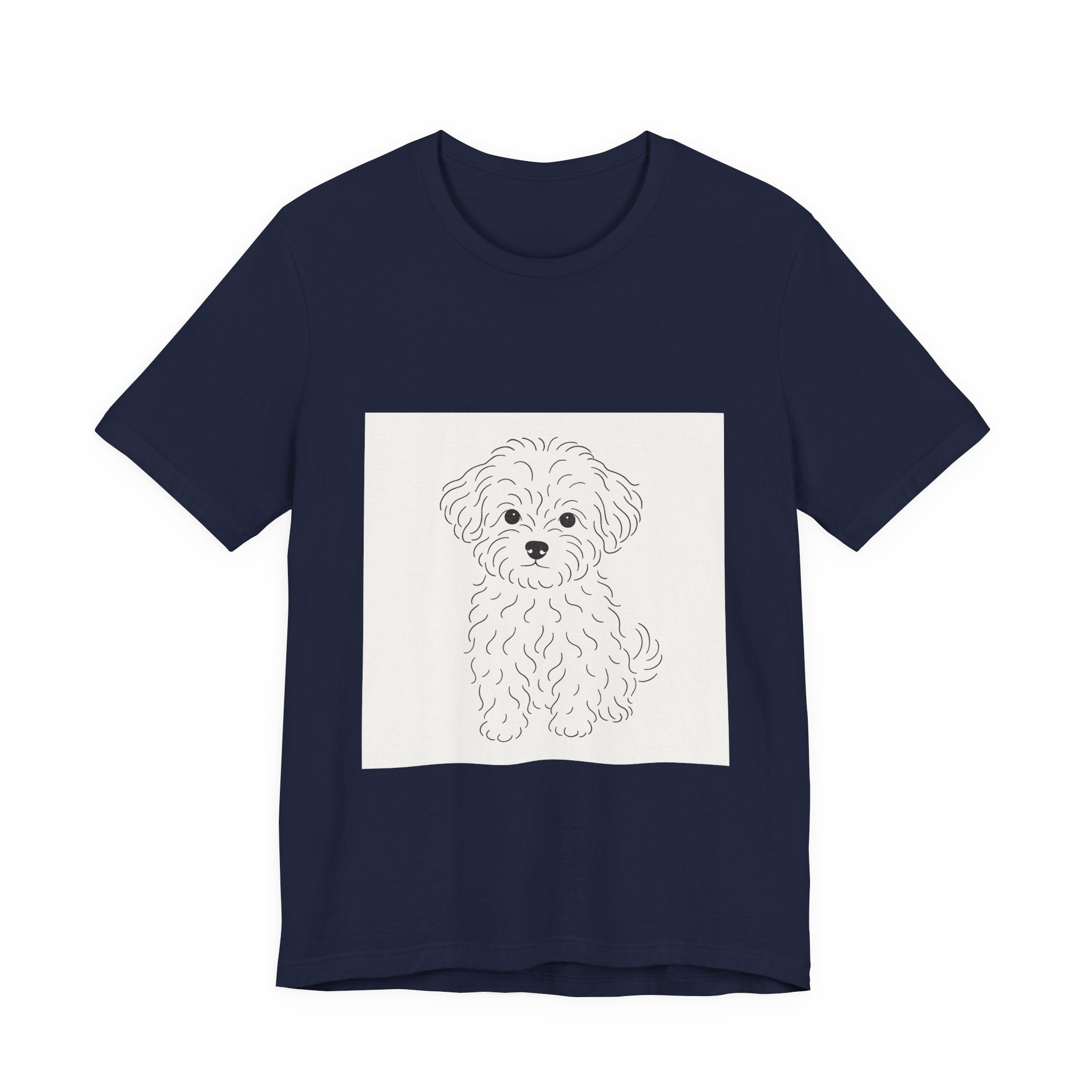 Maltipoo Fine Line Tee | Les Ruffs