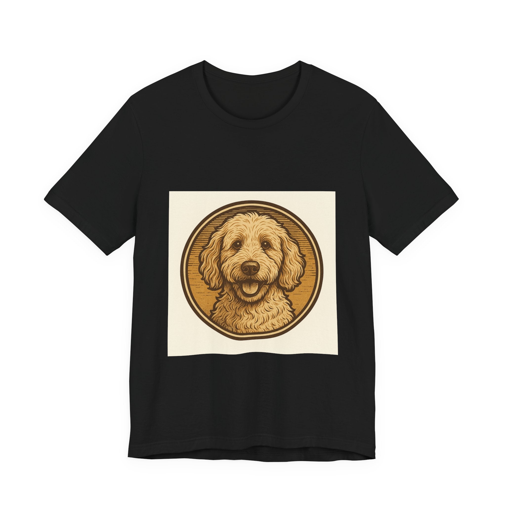 Goldendoodle Vintage Badge Tee | Les Ruffs