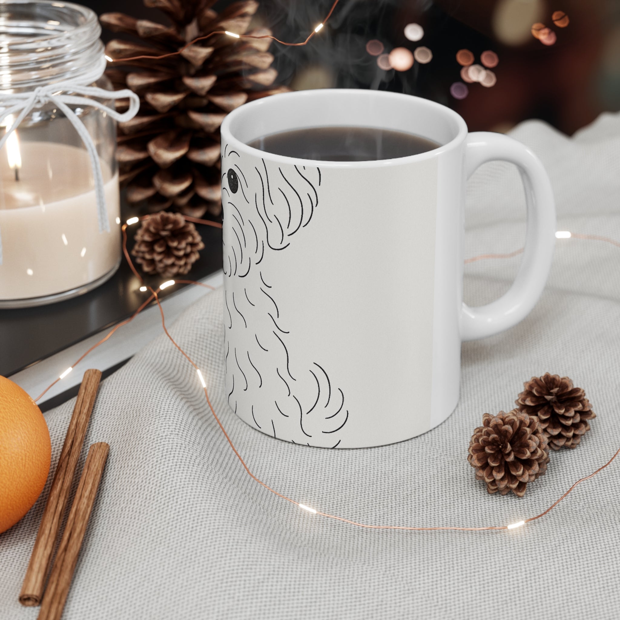 Maltipoo Fine Line Mug | Les Ruffs