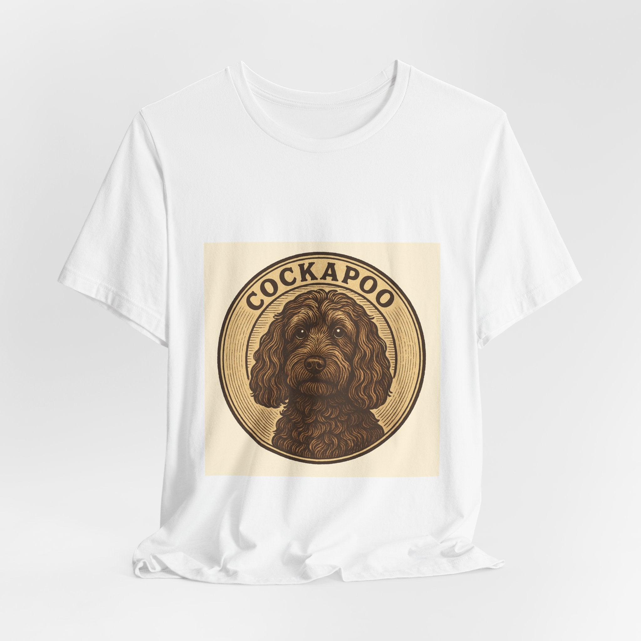 Cockapoo Vintage Badge Tee | Les Ruffs