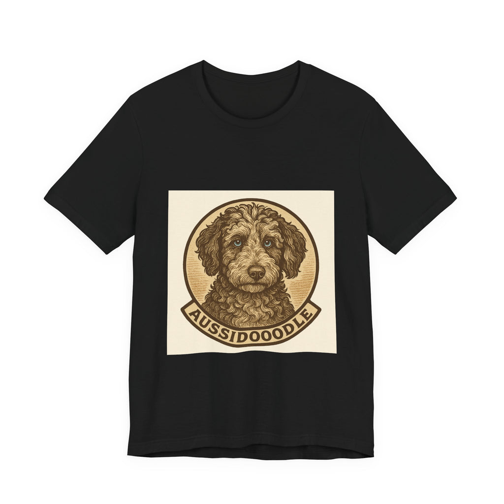Aussiedoodle Vintage Badge Tee | Les Ruffs