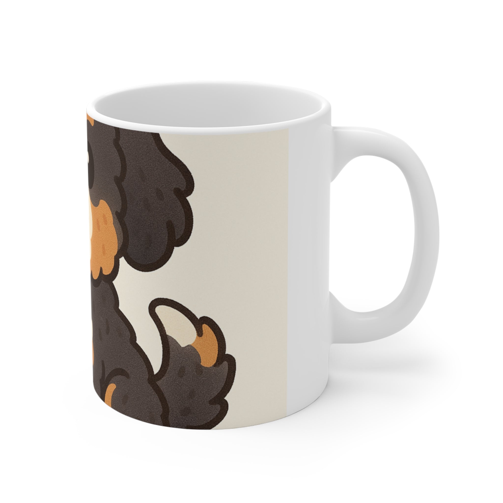 Bernedoodle Cartoon Mug | Les Ruffs