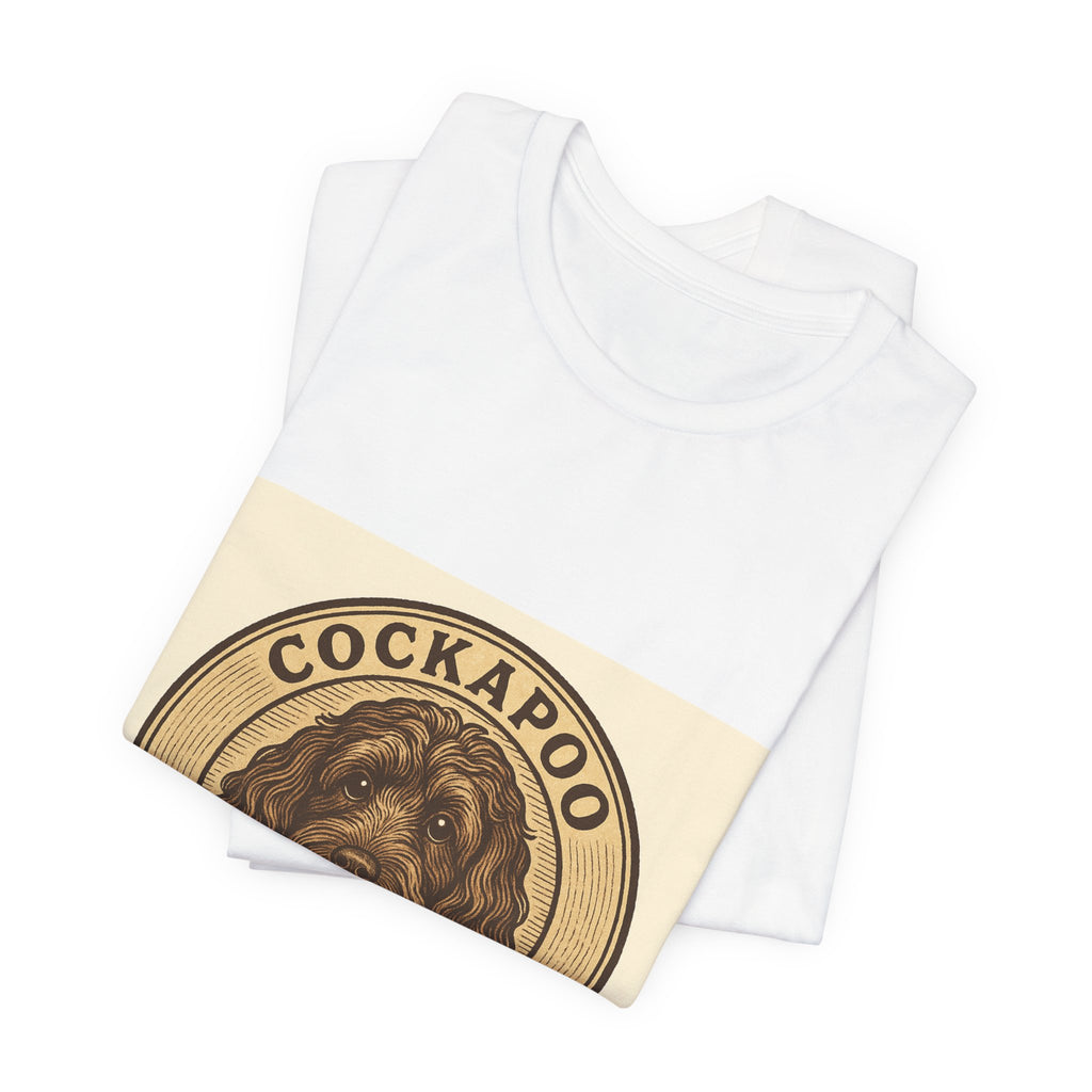 Cockapoo Vintage Badge Tee | Les Ruffs