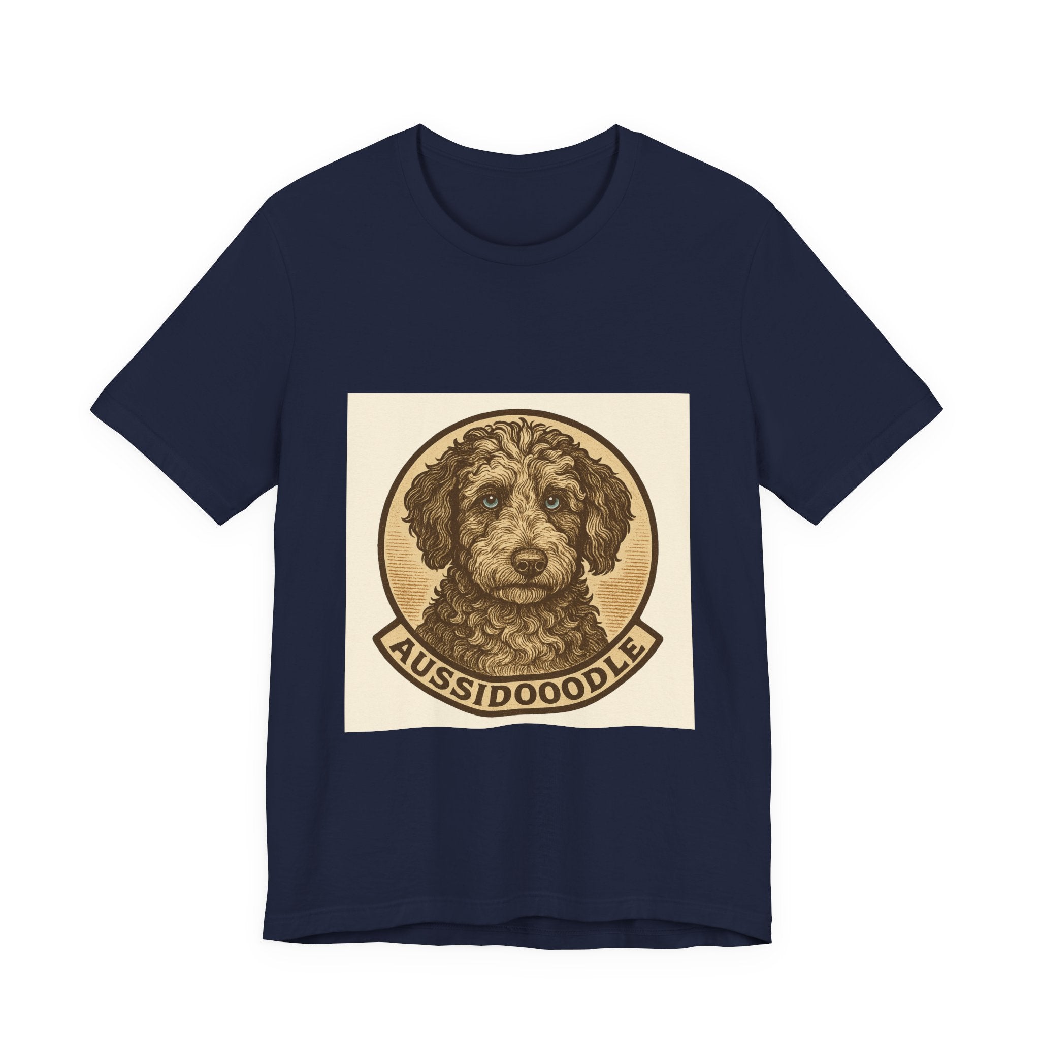 Aussiedoodle Vintage Badge Tee | Les Ruffs
