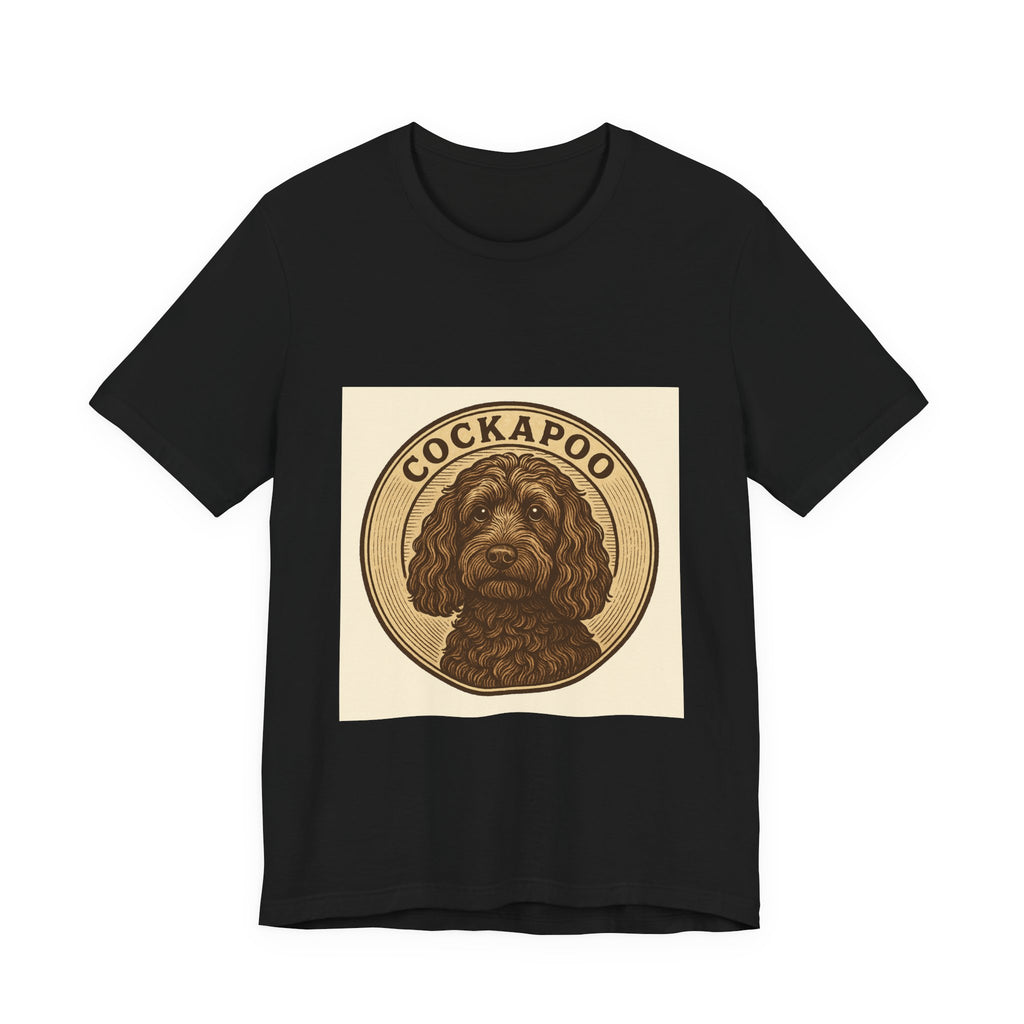 Cockapoo Vintage Badge Tee | Les Ruffs