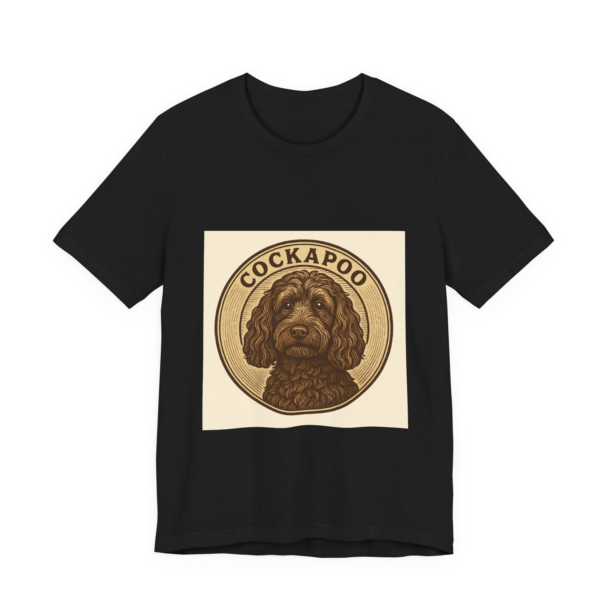 Cockapoo Vintage Badge Tee | Les Ruffs