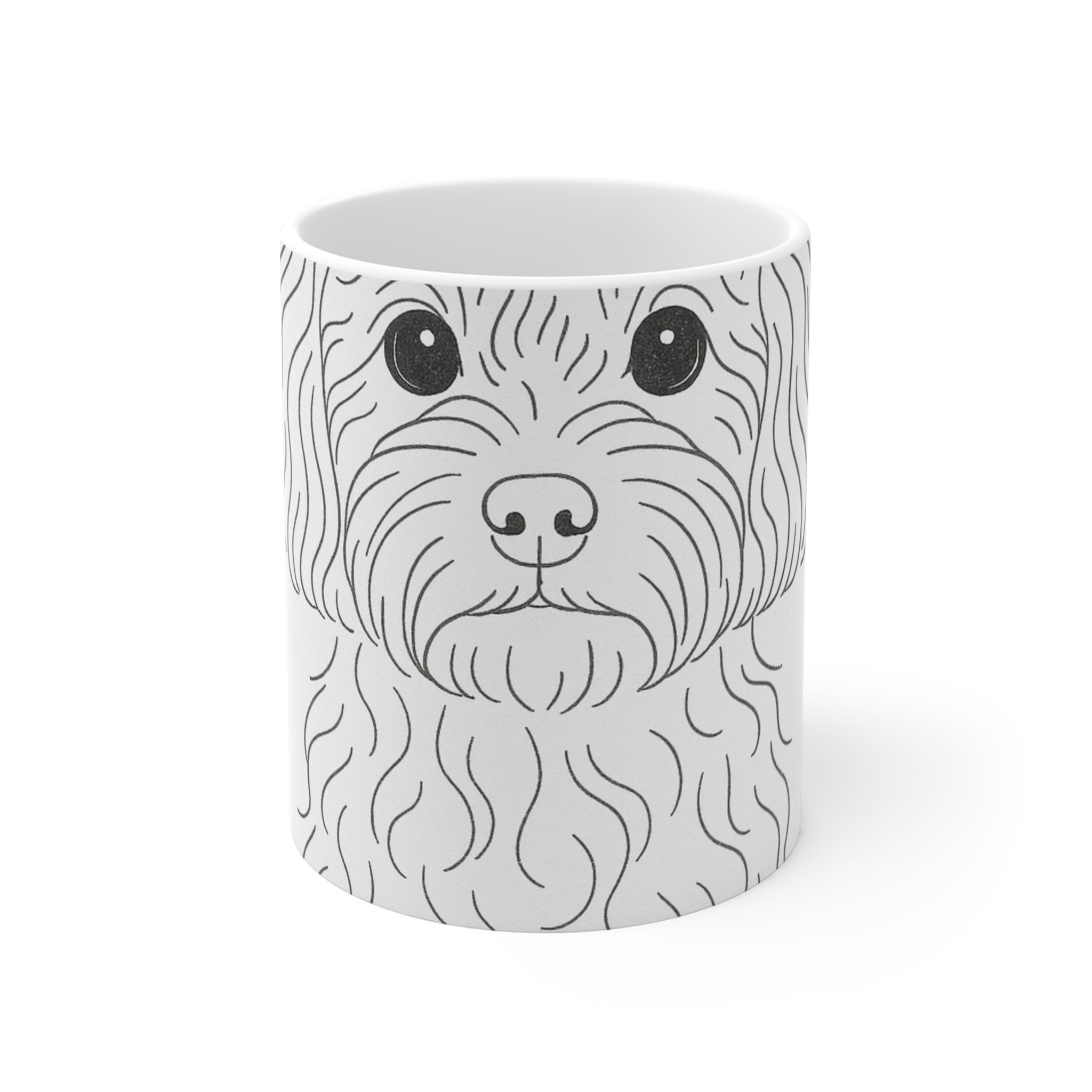 Cavapoo Fine Line Mug | Les Ruffs