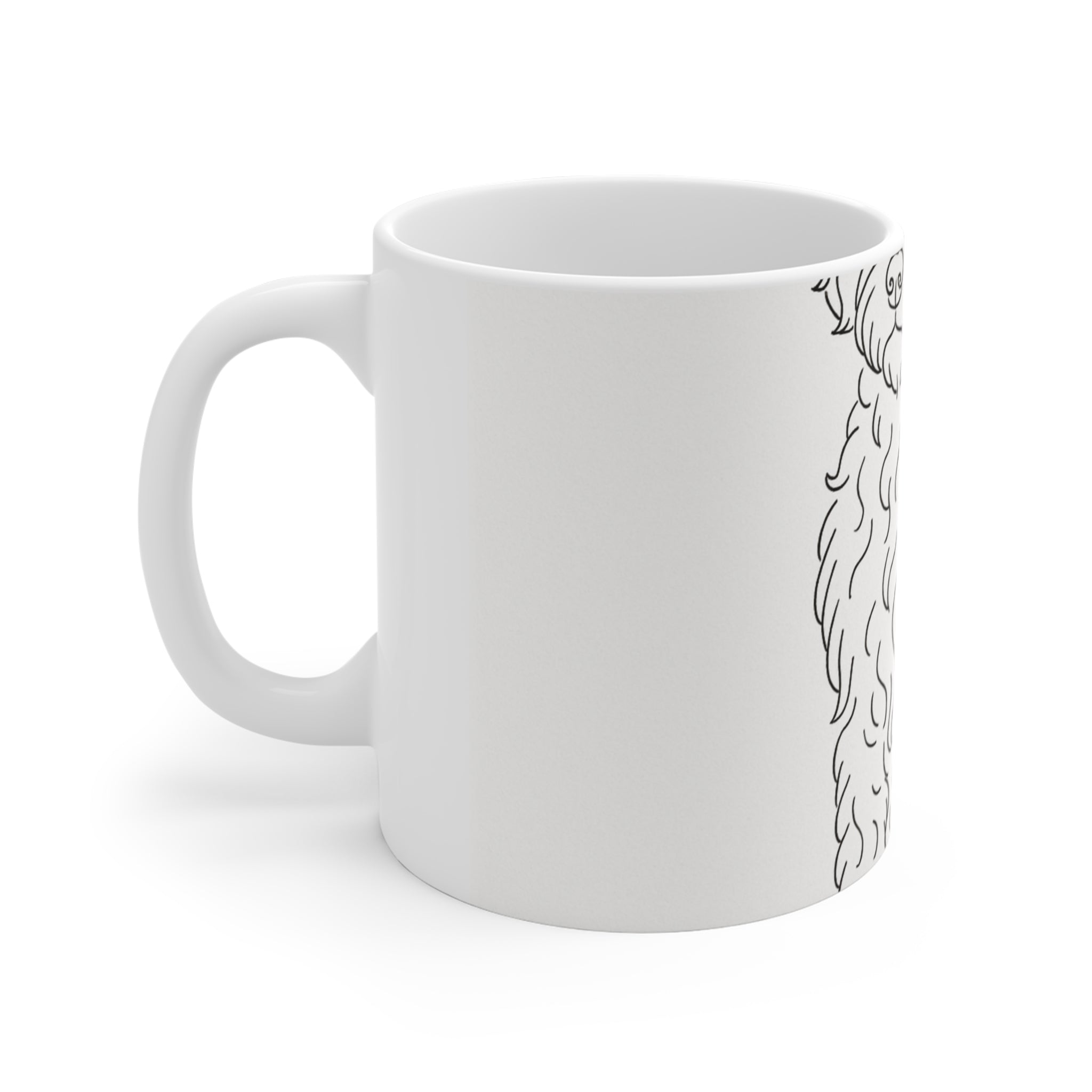 Bernedoodle Fine Line Mug | Les Ruffs