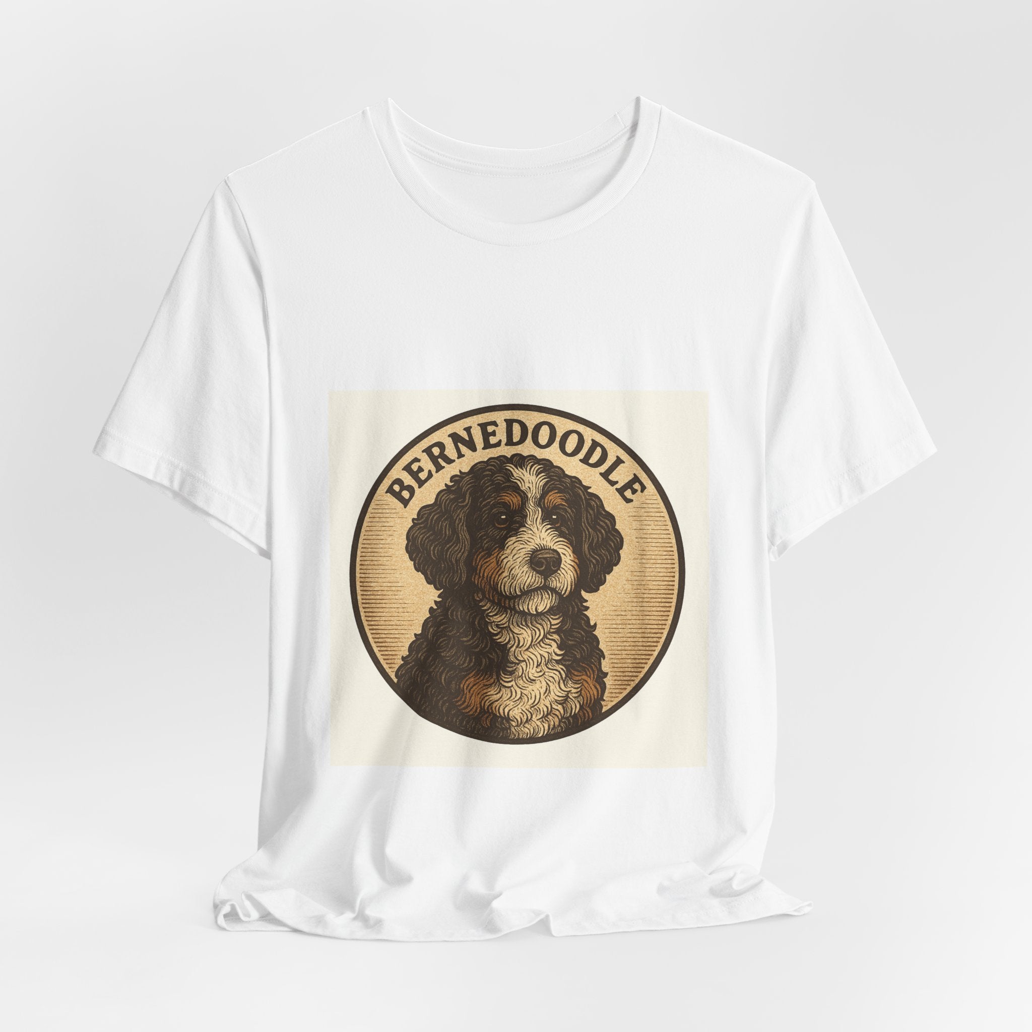 Bernedoodle Vintage Badge Tee | Les Ruffs