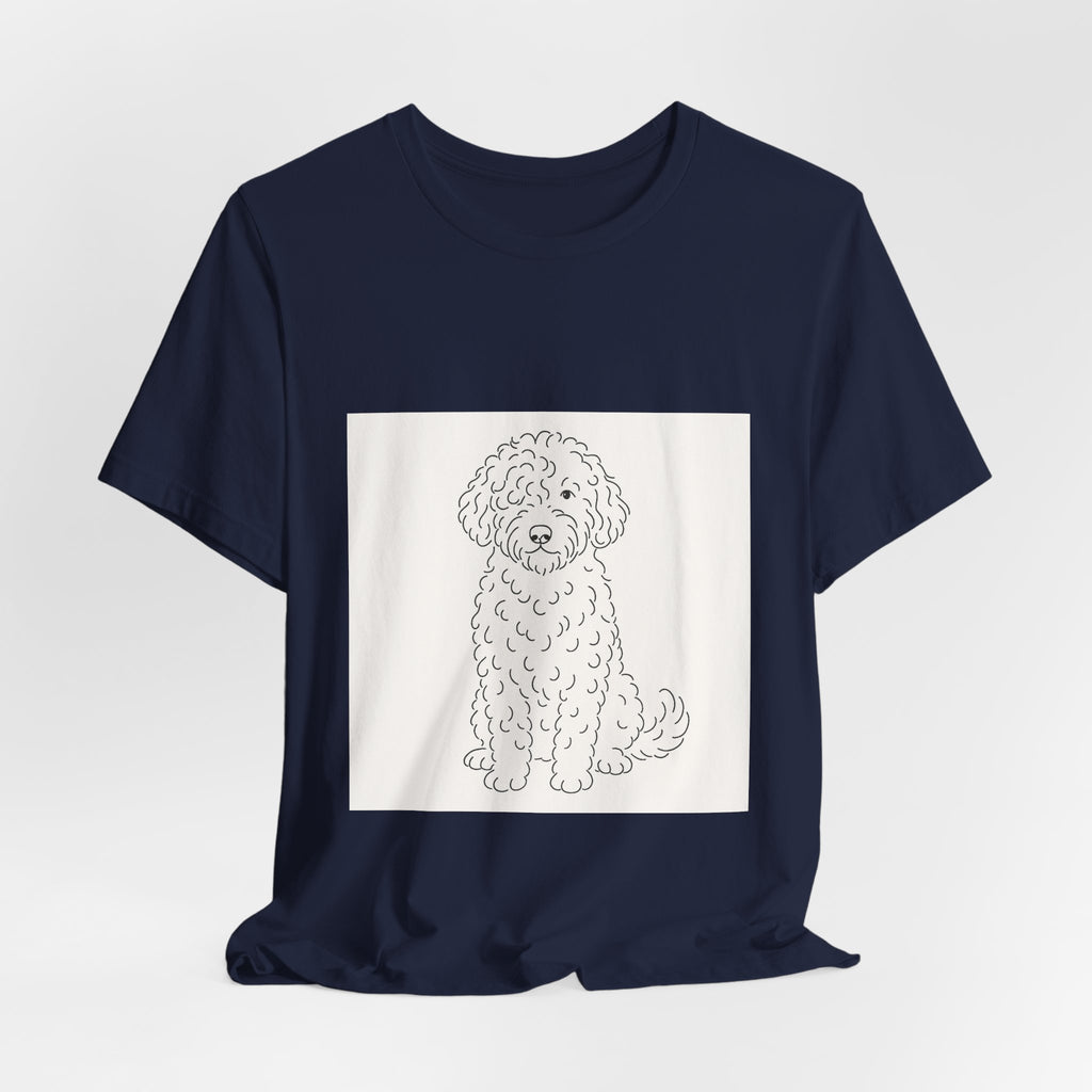 Sheepadoodle Fine Line Tee | Les Ruffs