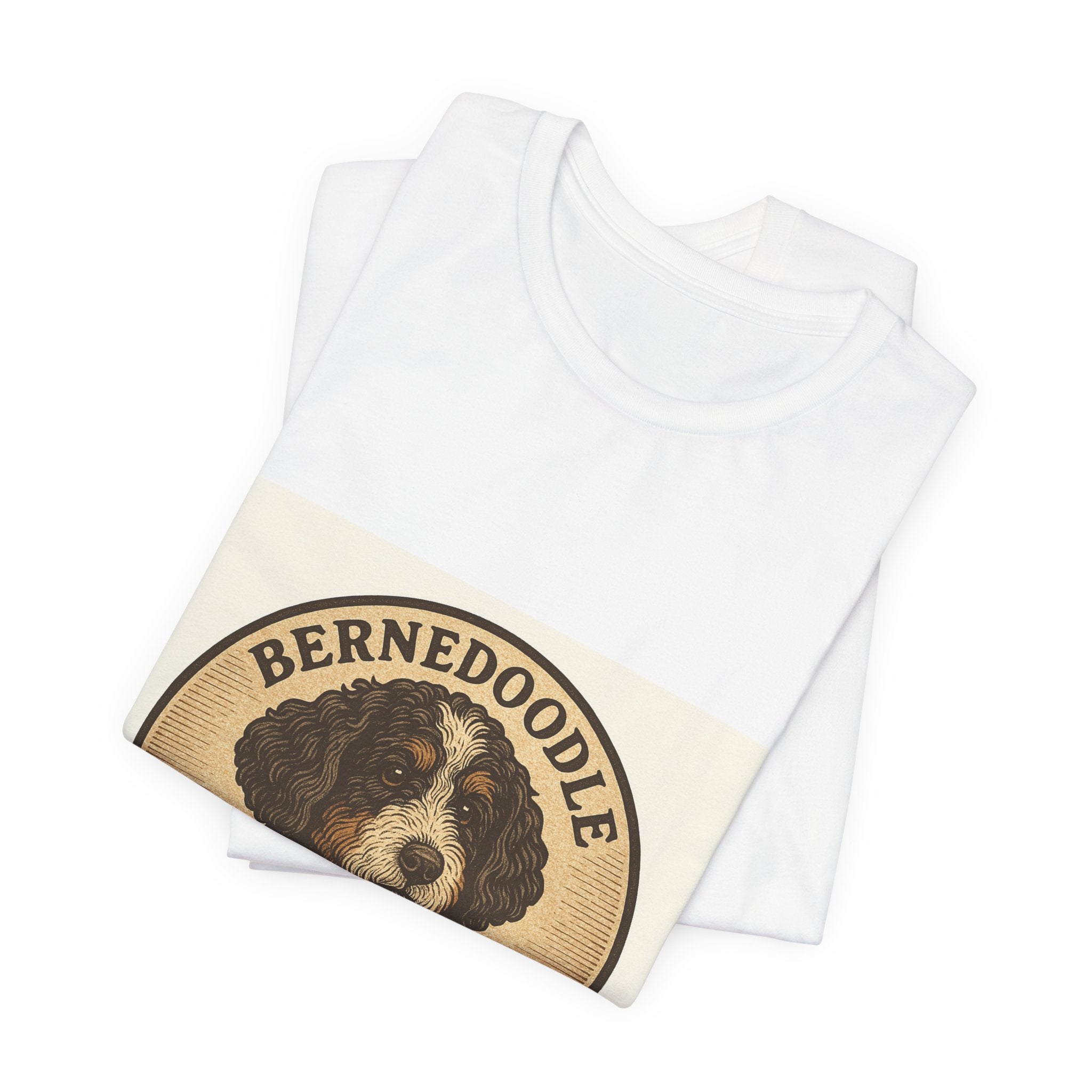Bernedoodle Vintage Badge Tee | Les Ruffs