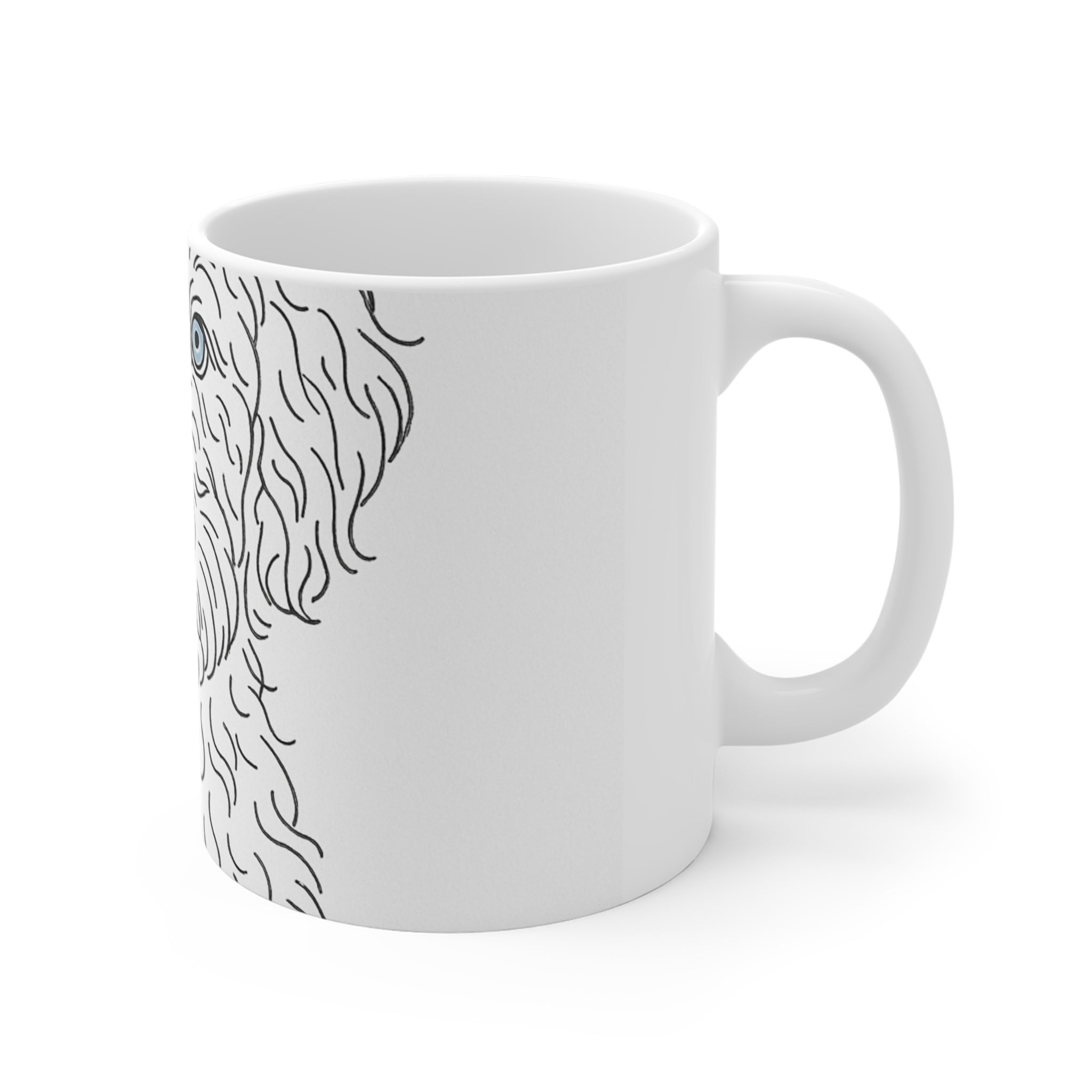 Aussiedoodle Fine Line Mug | Les Ruffs