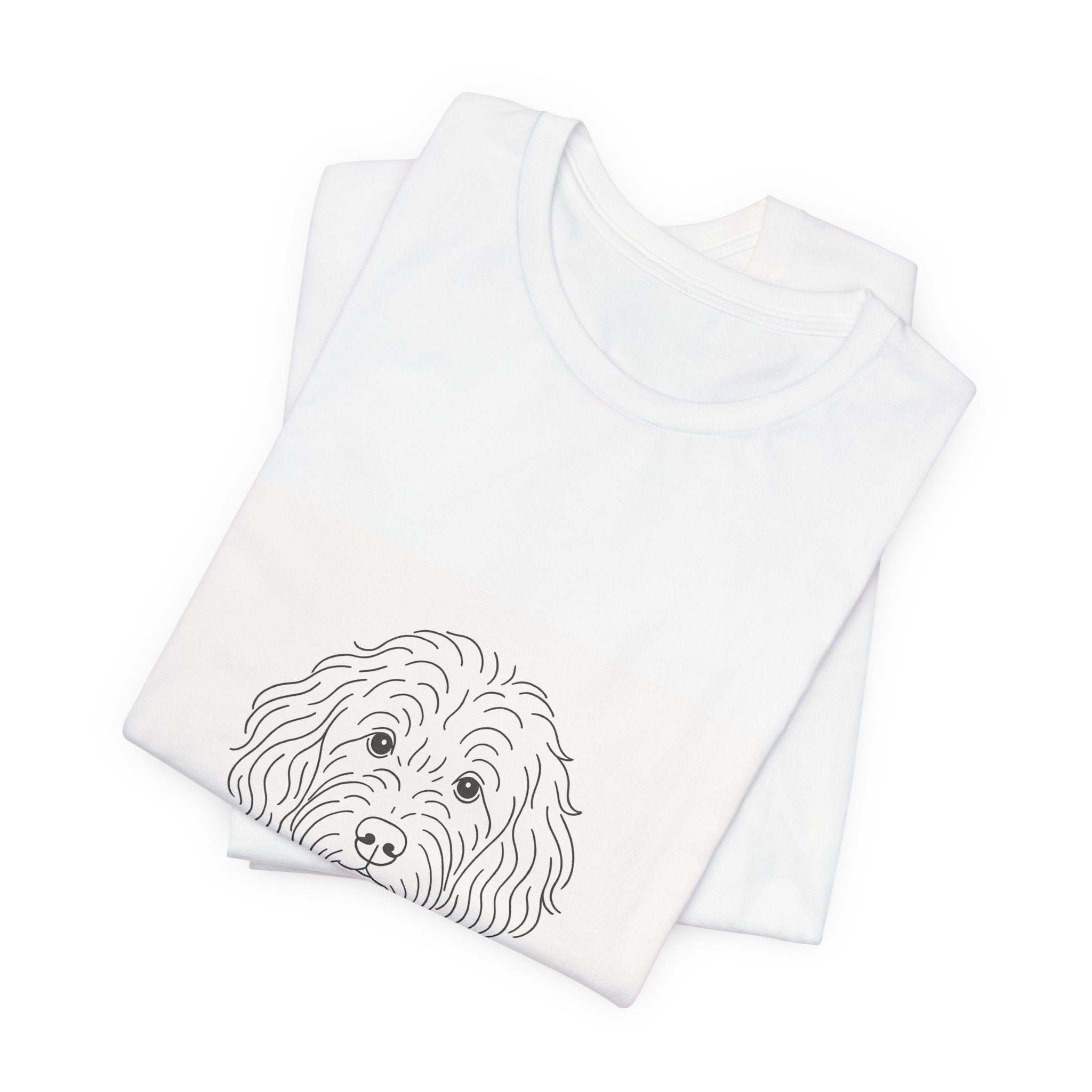 Goldendoodle Fine Line Tee | Les Ruffs