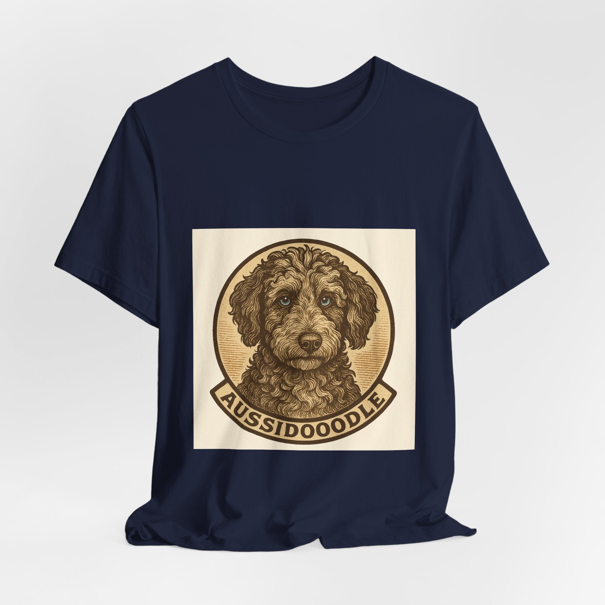 Aussiedoodle Vintage Badge Tee | Les Ruffs