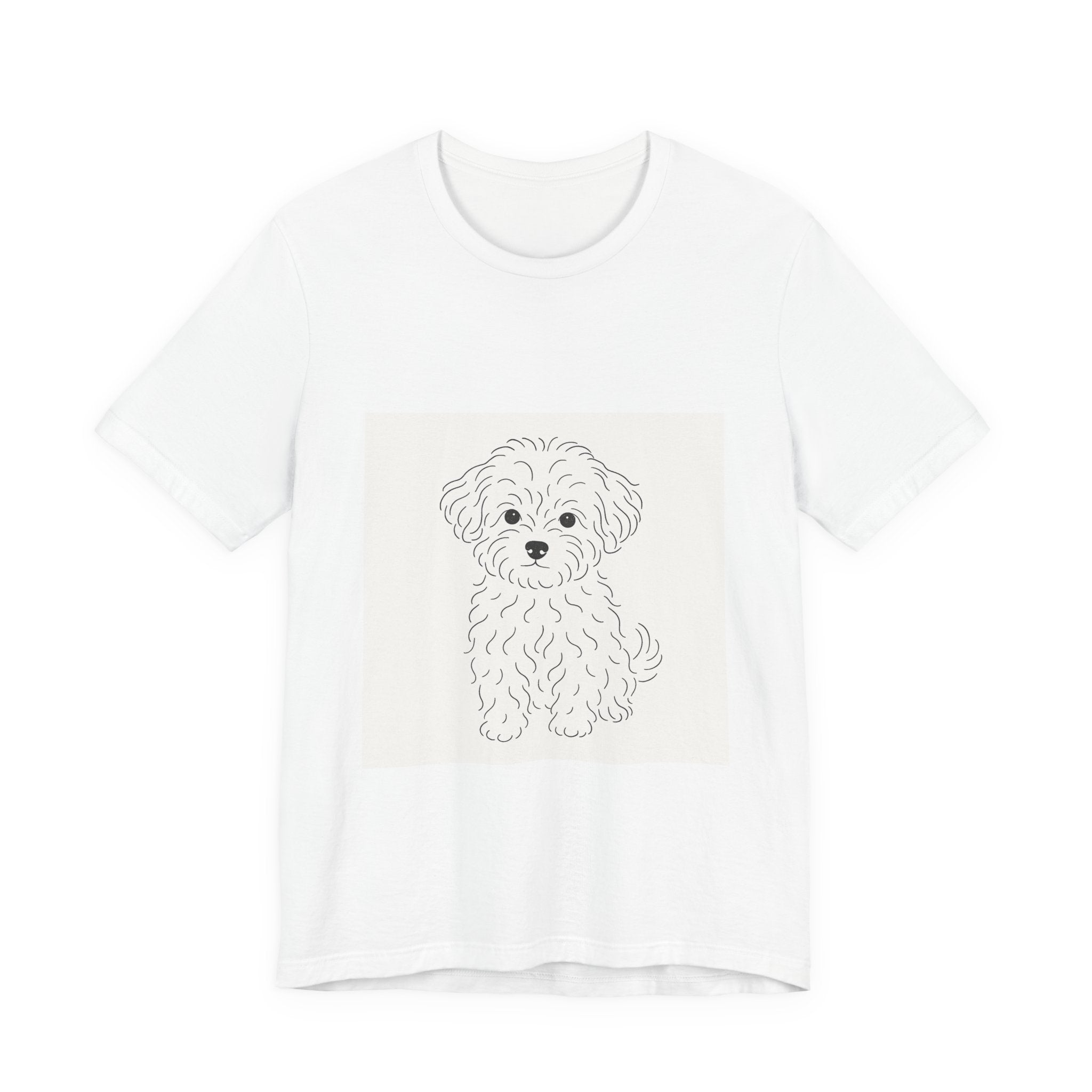 Maltipoo Fine Line Tee | Les Ruffs