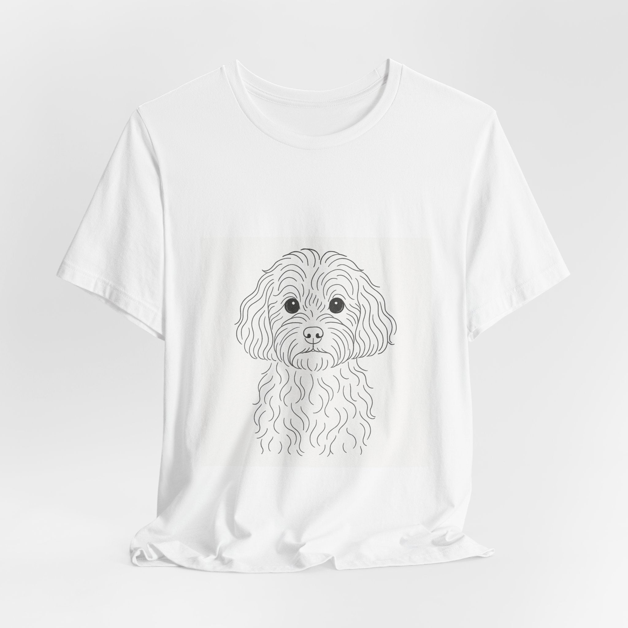 Cavapoo Fine Line Tee | Les Ruffs