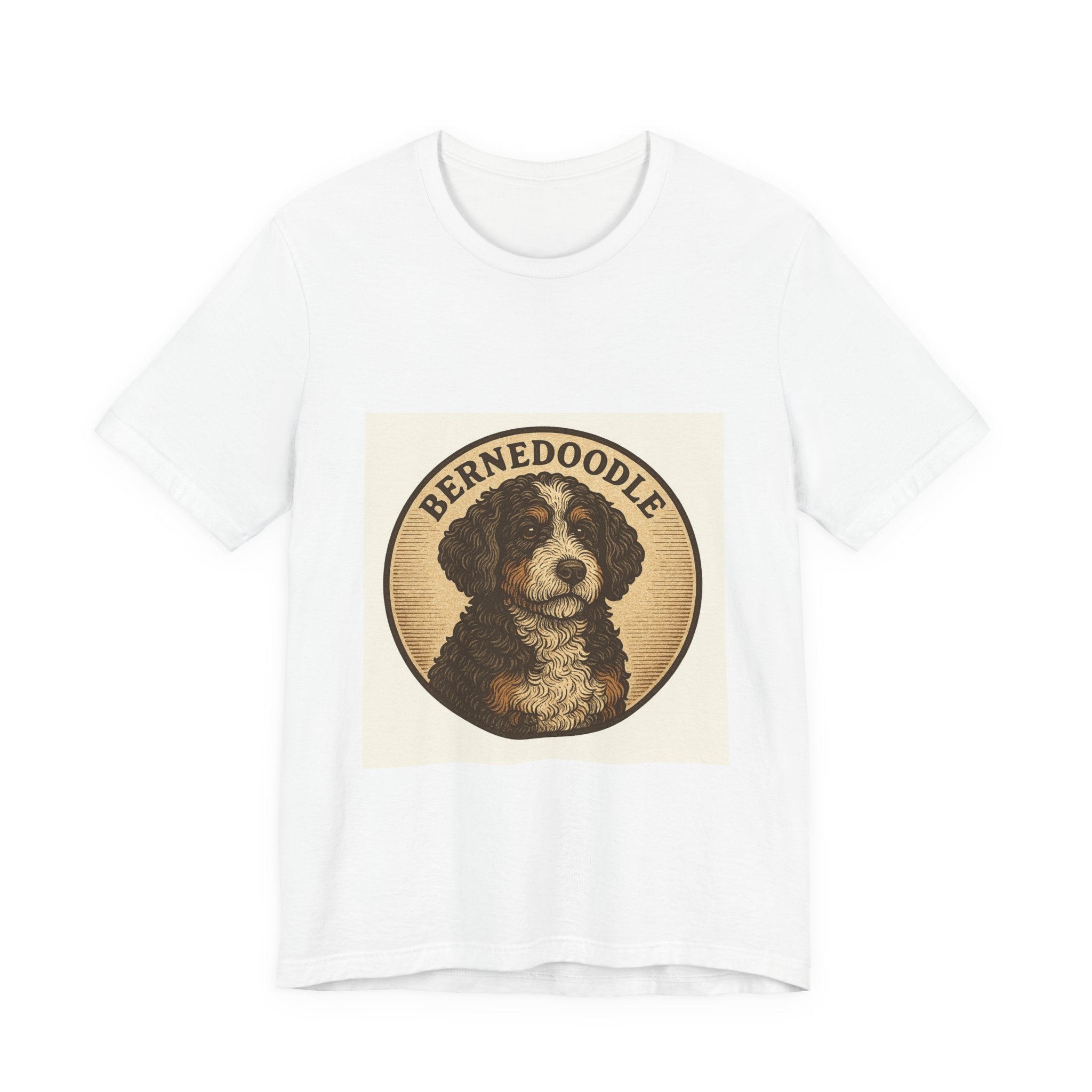 Bernedoodle Vintage Badge Tee | Les Ruffs