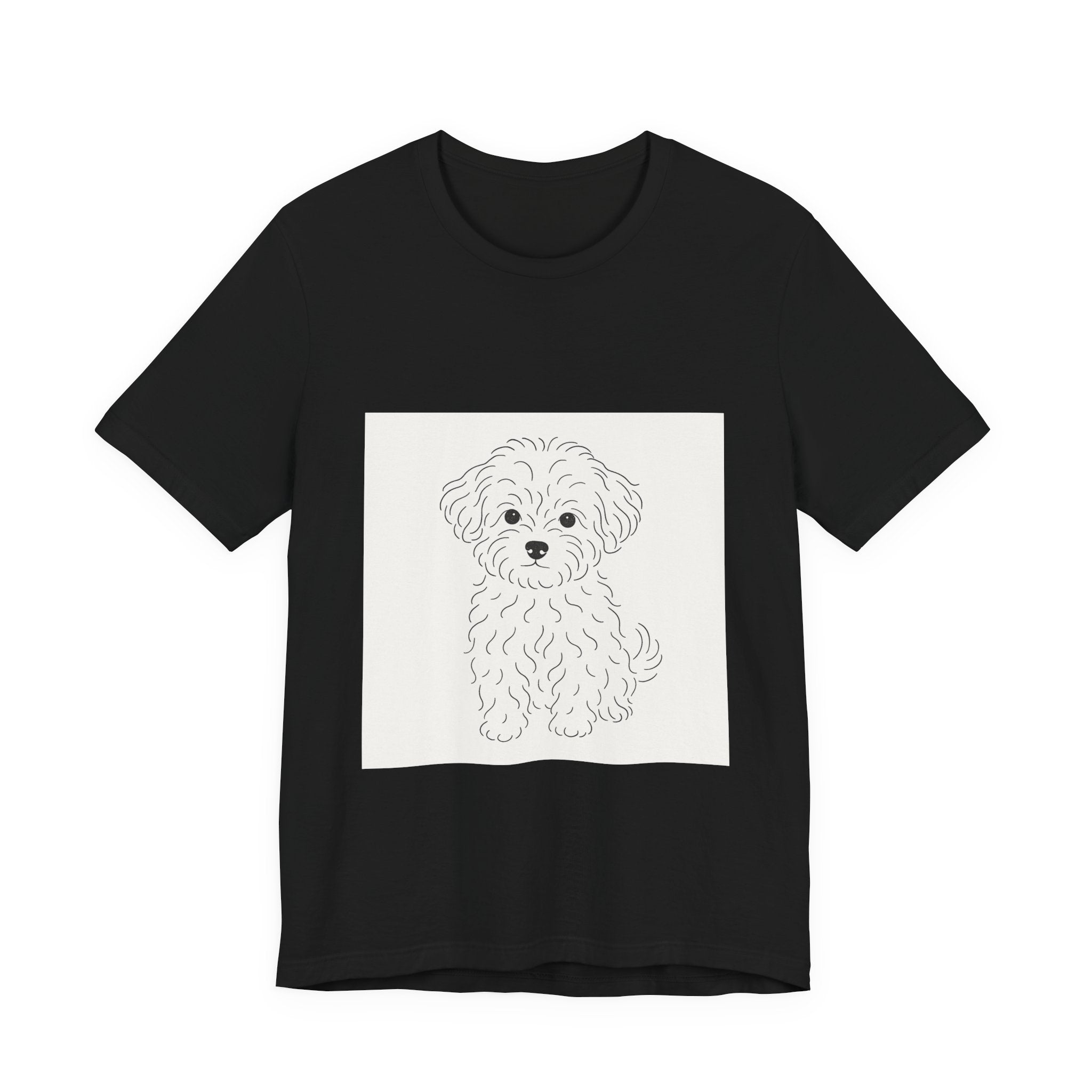 Maltipoo Fine Line Tee | Les Ruffs