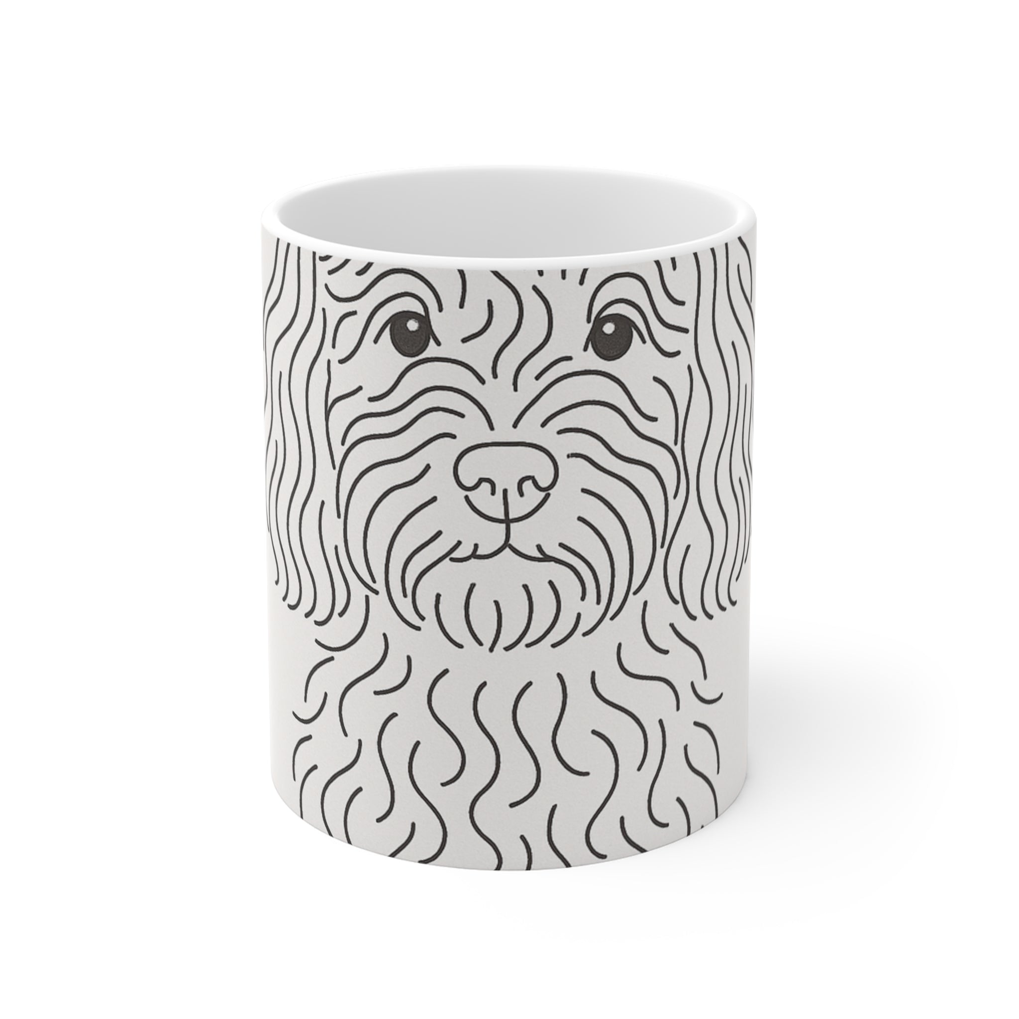Cockapoo Fine Line Mug | Les Ruffs