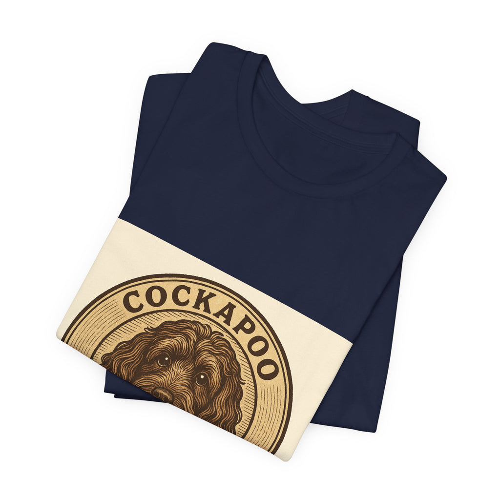 Cockapoo Vintage Badge Tee | Les Ruffs