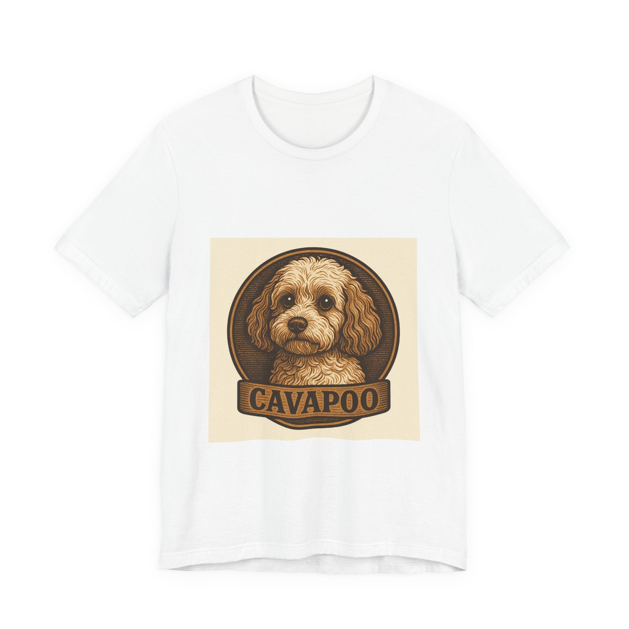 Cavapoo Vintage Badge Tee | Les Ruffs