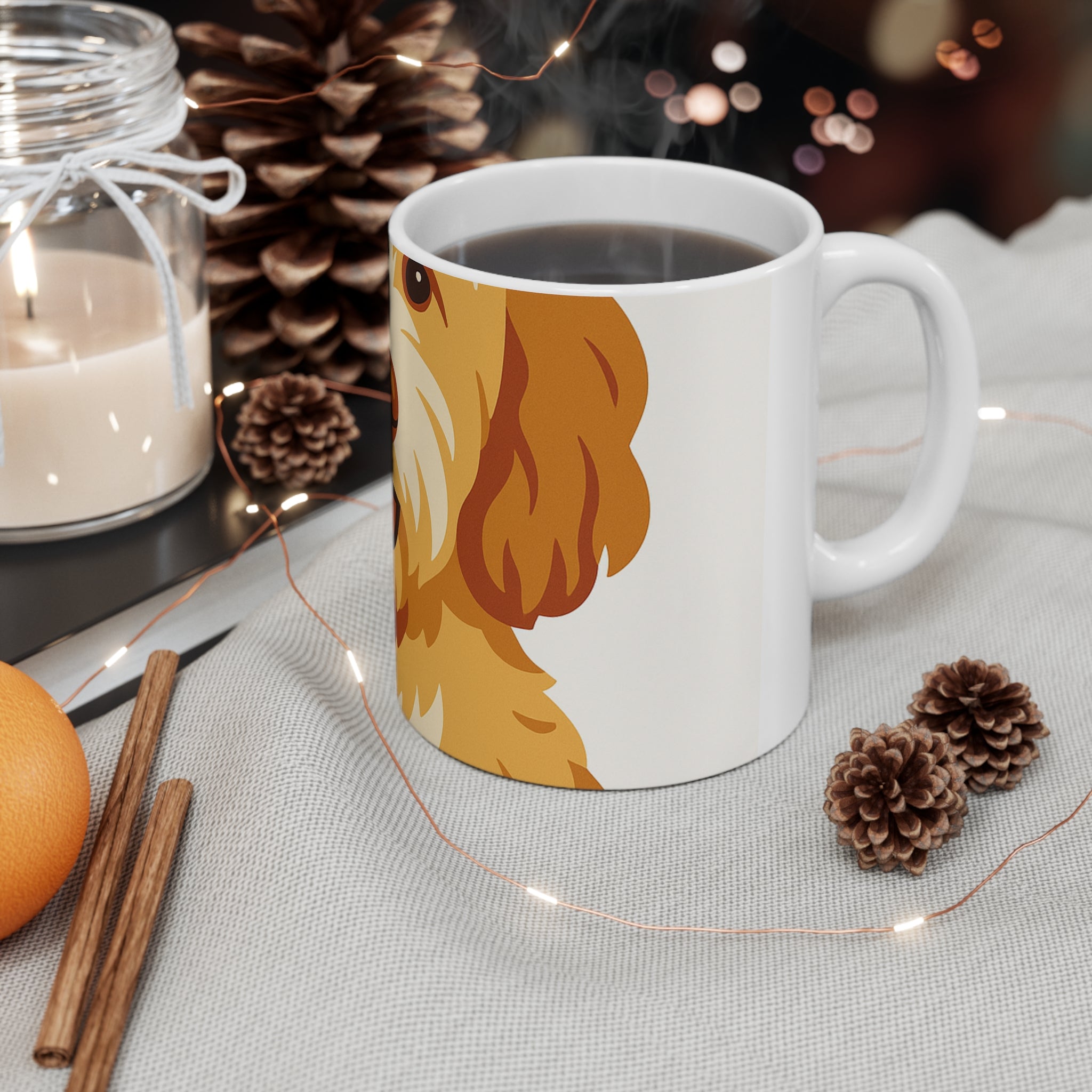 Goldendoodle Bold Graphic Mug | Les Ruffs