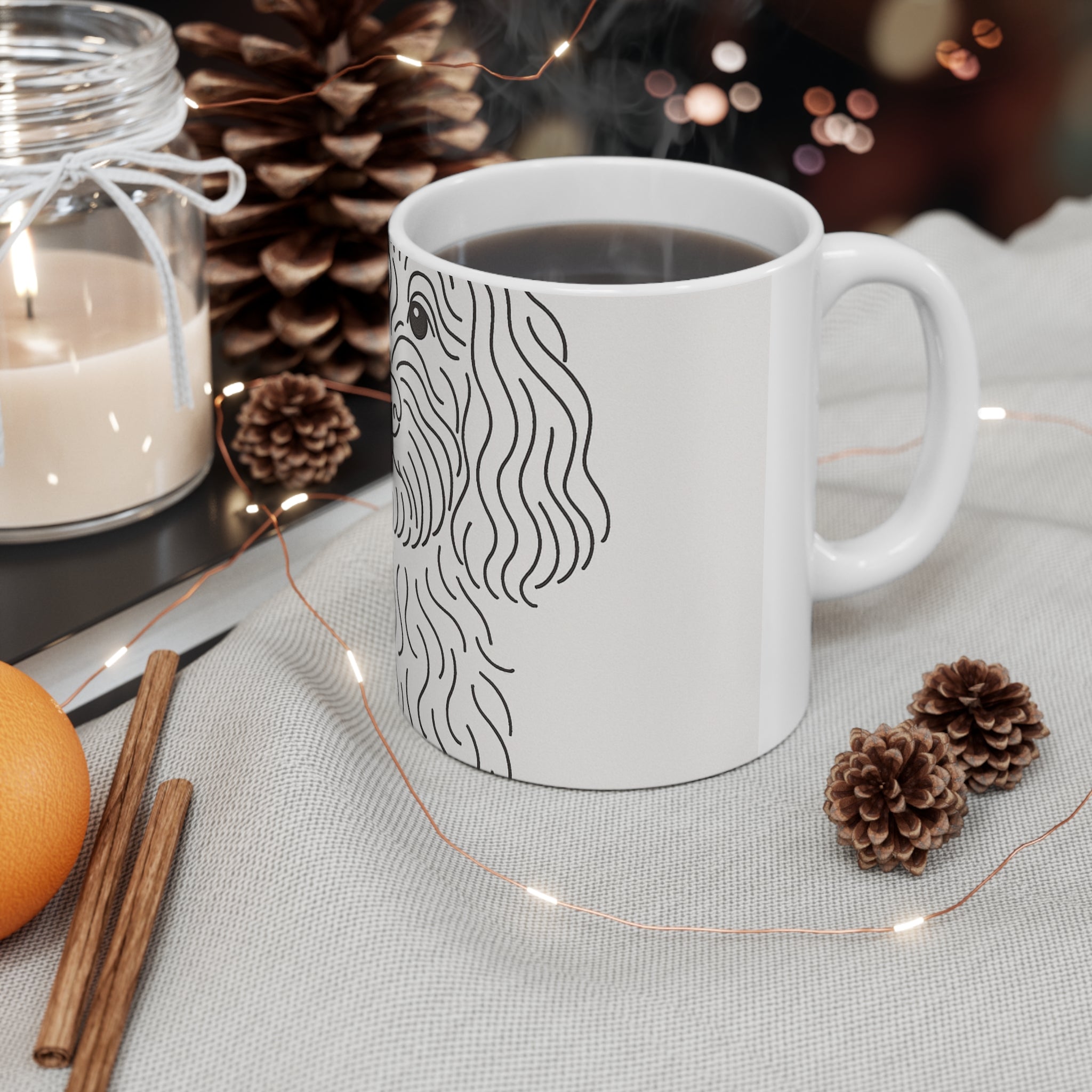 Cockapoo Fine Line Mug | Les Ruffs
