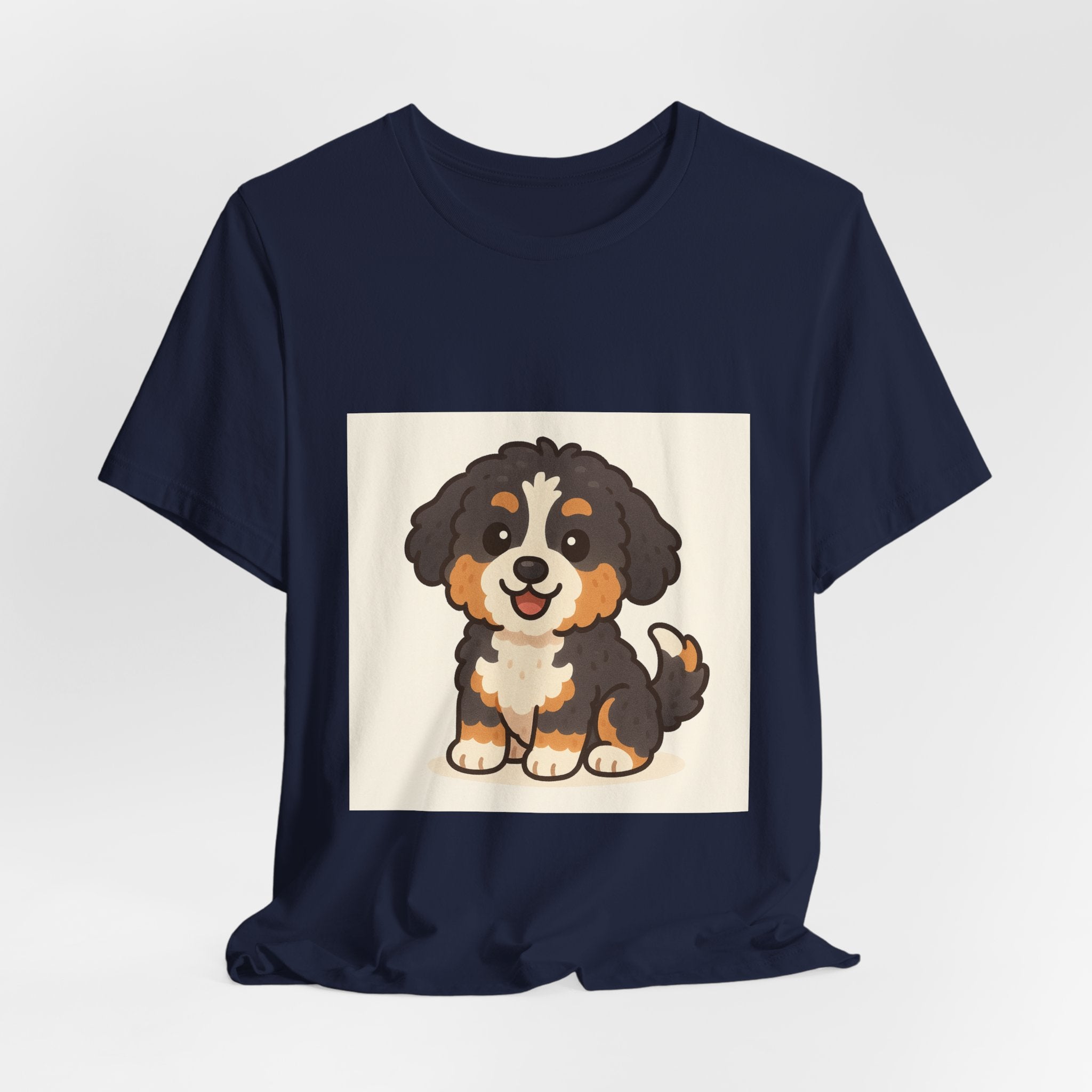 Bernedoodle Cartoon Tee | Les Ruffs