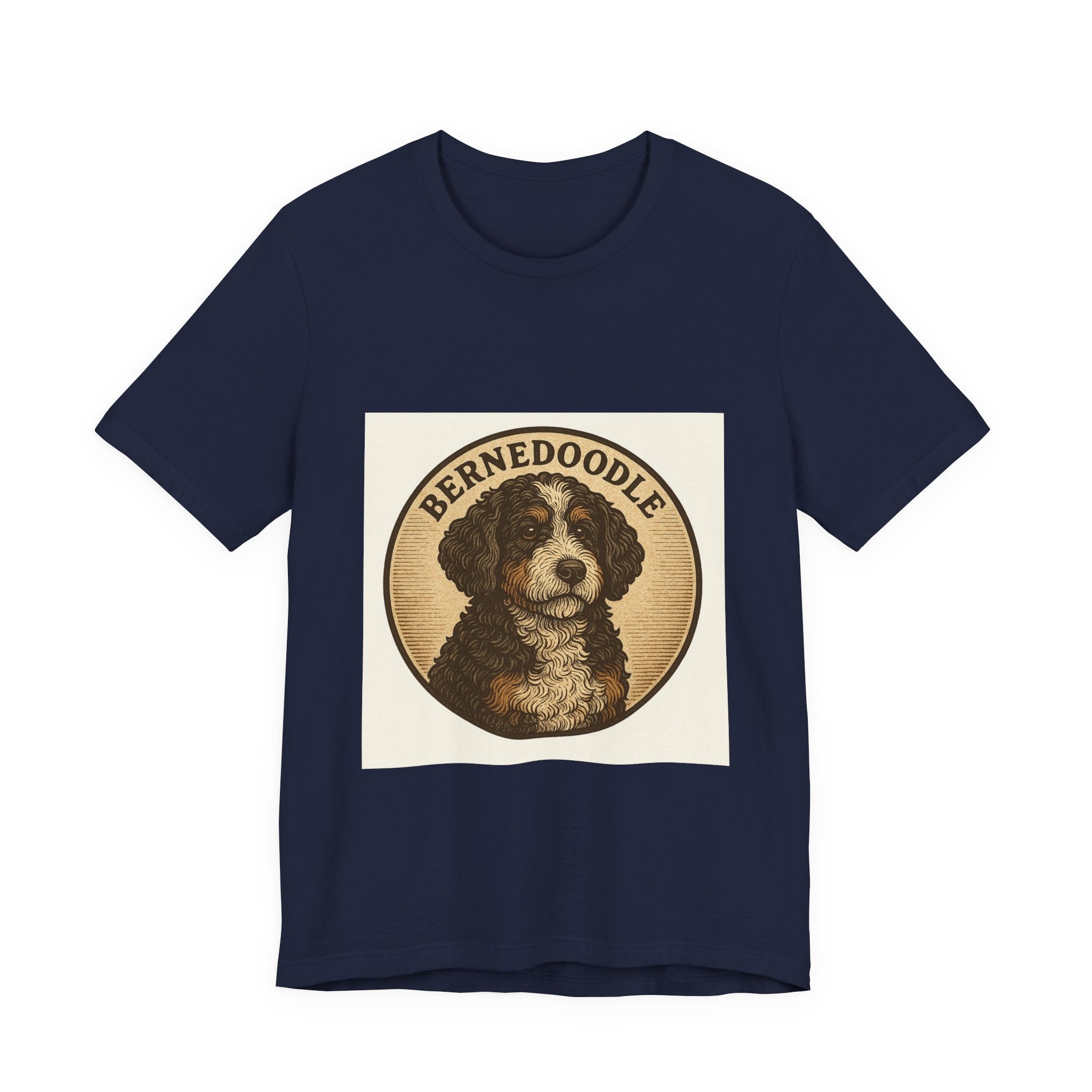 Bernedoodle Vintage Badge Tee | Les Ruffs