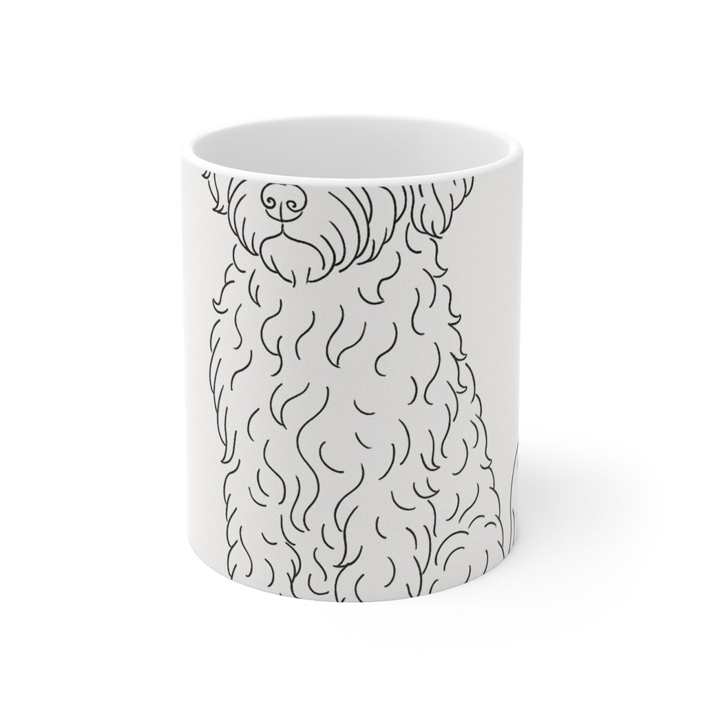 Bernedoodle Fine Line Mug | Les Ruffs