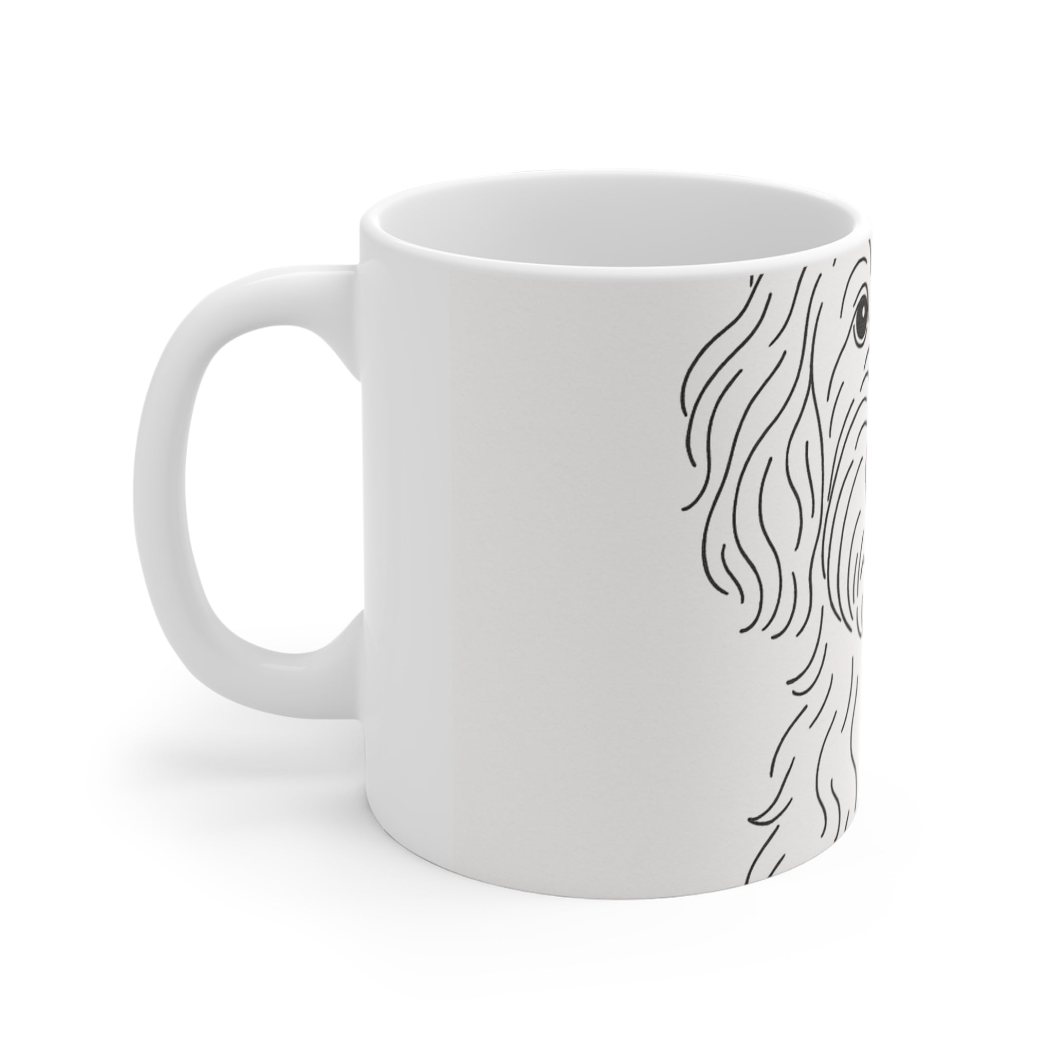 Goldendoodle Fine Line Mug | Les Ruffs