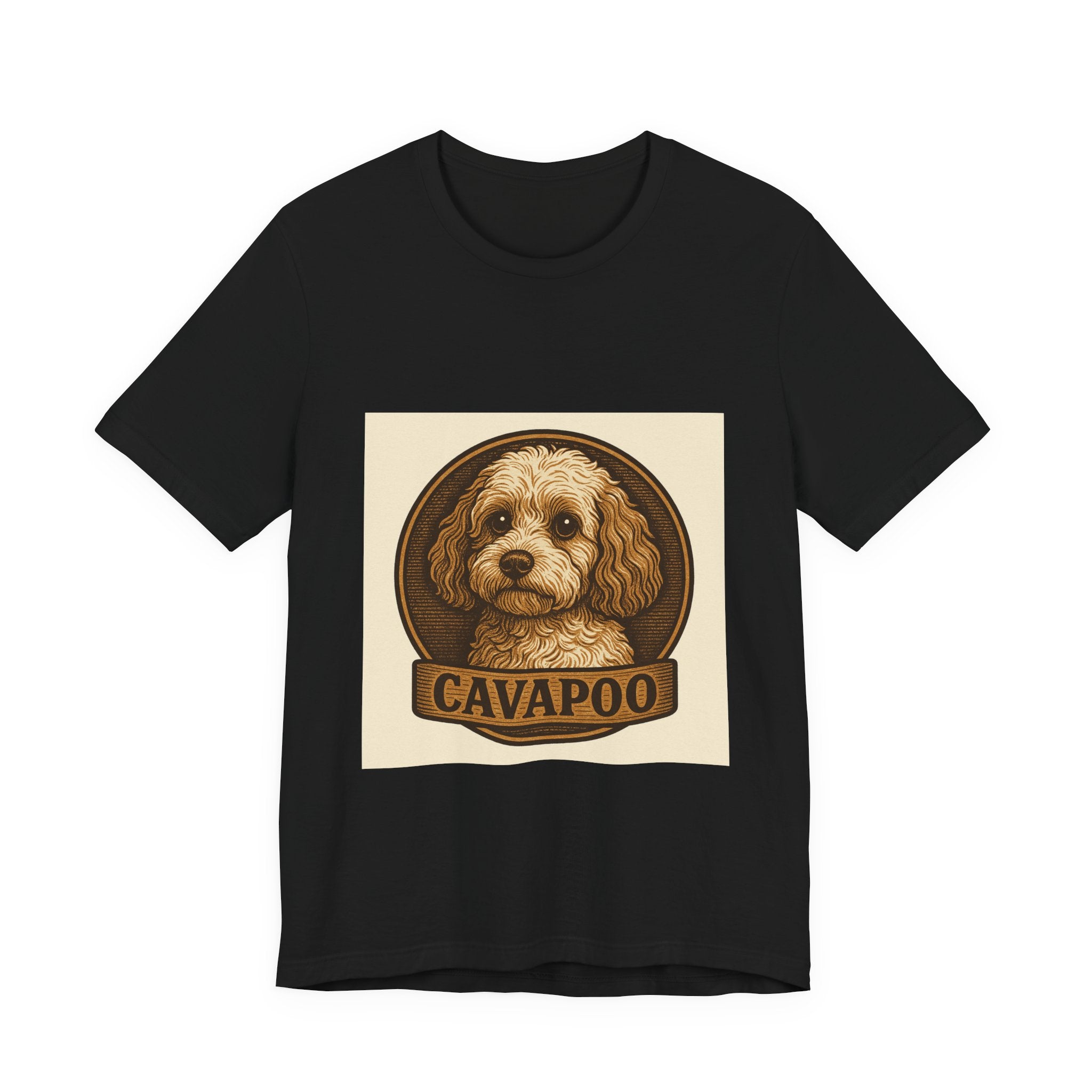 Cavapoo Vintage Badge Tee | Les Ruffs
