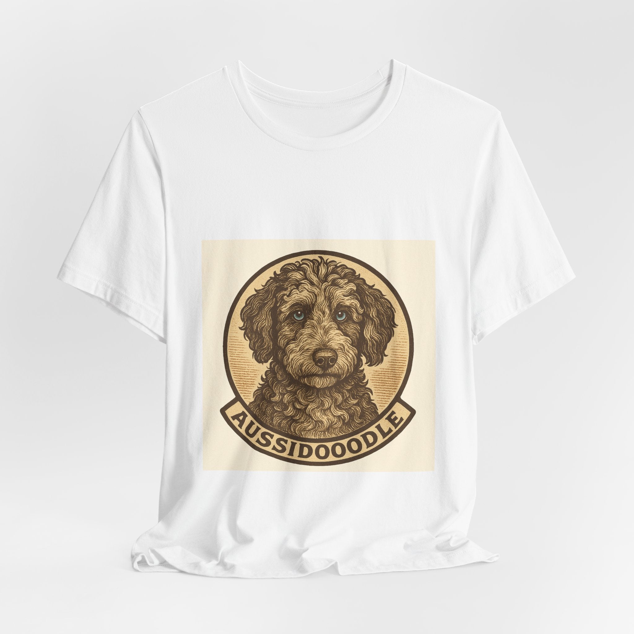 Aussiedoodle Vintage Badge Tee | Les Ruffs