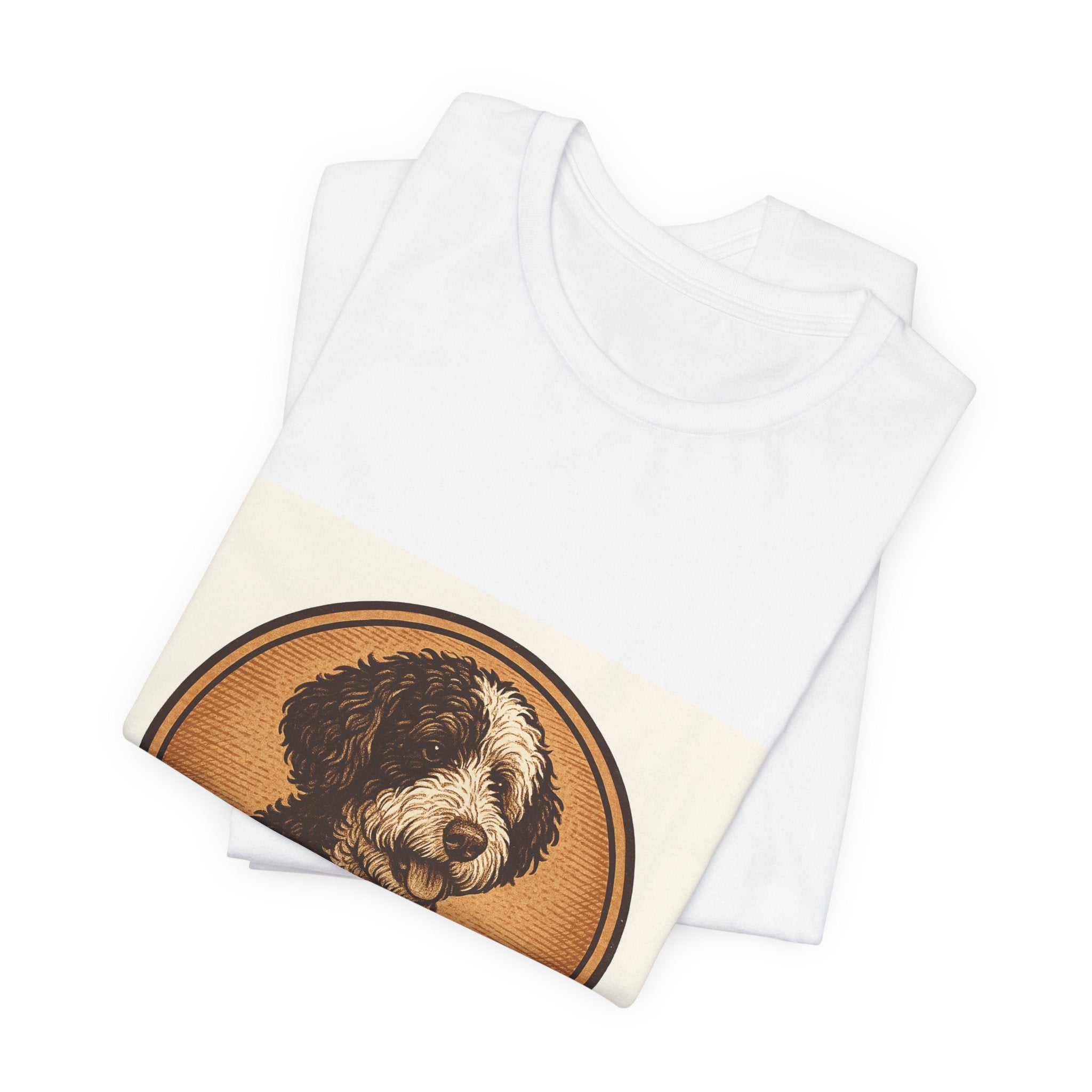 Sheepadoodle Vintage Badge Tee | Les Ruffs